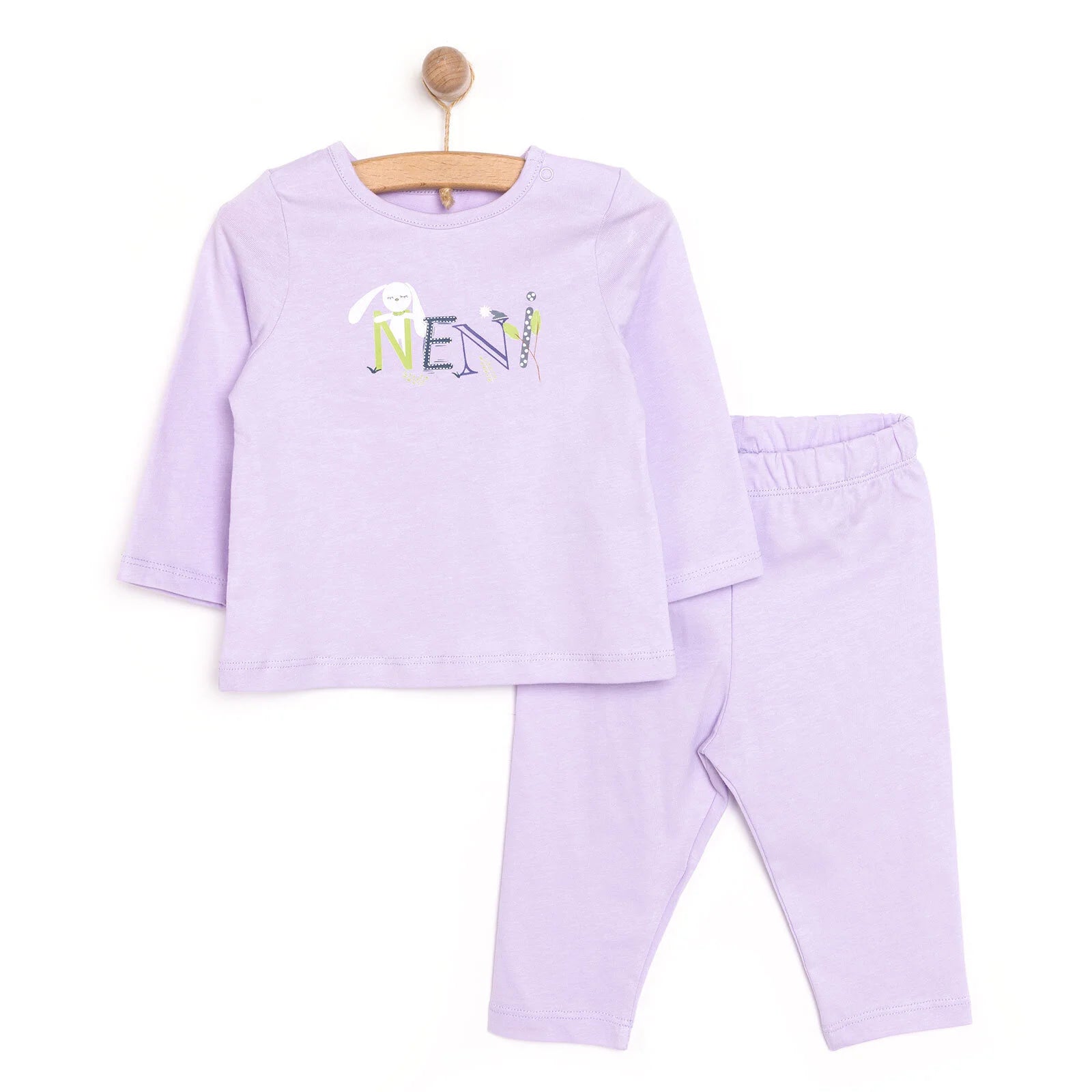 HelloBaby Long Sleeve Pyjamas - Purple - ebebek - Black Friday