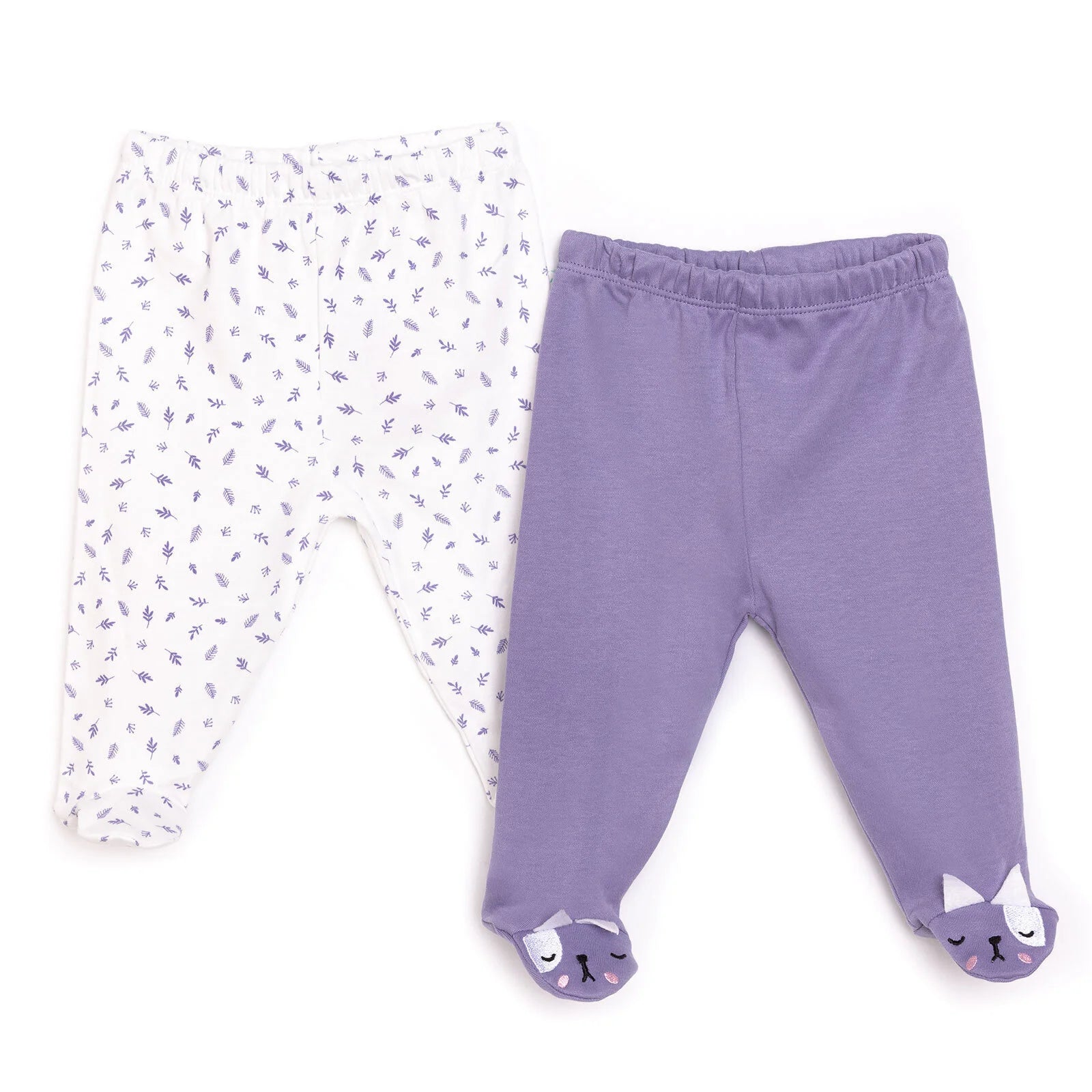 HelloBaby Girl 2 Piece Footed Bottom - Purple - ebebek - Black Friday