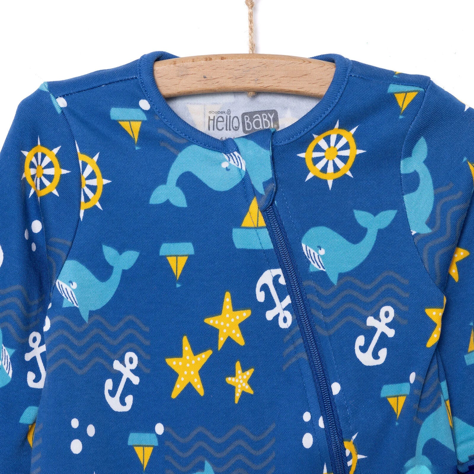 HelloBaby Boy Jumpsuit - Navy Blue - ebebek - Black Friday