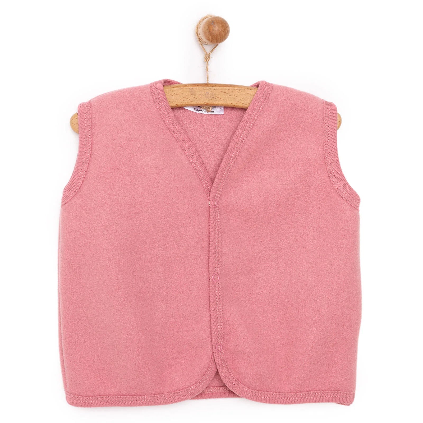 HelloBaby Basic Fleece Vest - Light Rose - ebebek - Black Friday