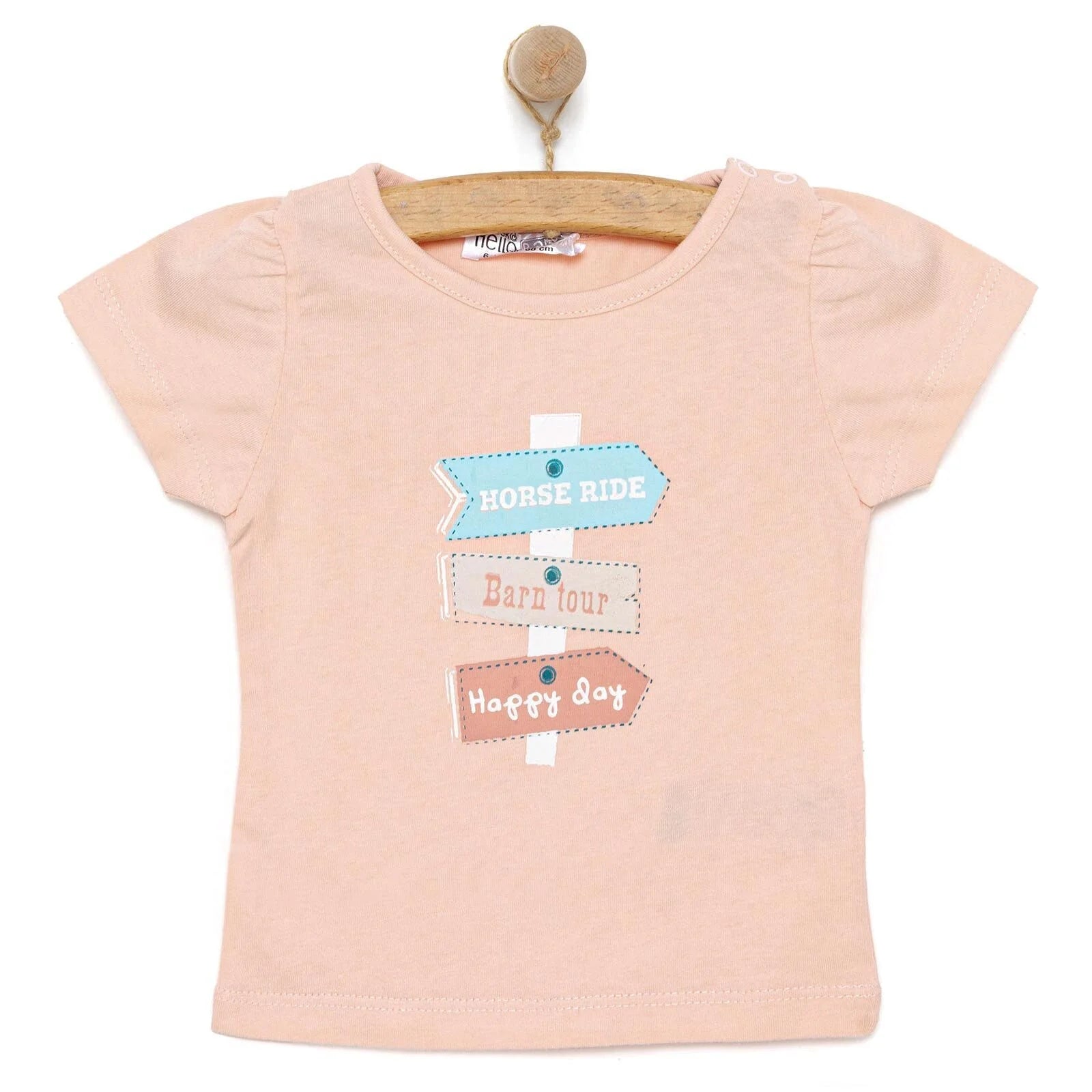 HelloBaby Basic Text Printed Tshirt - Pink - ebebek - Black Friday
