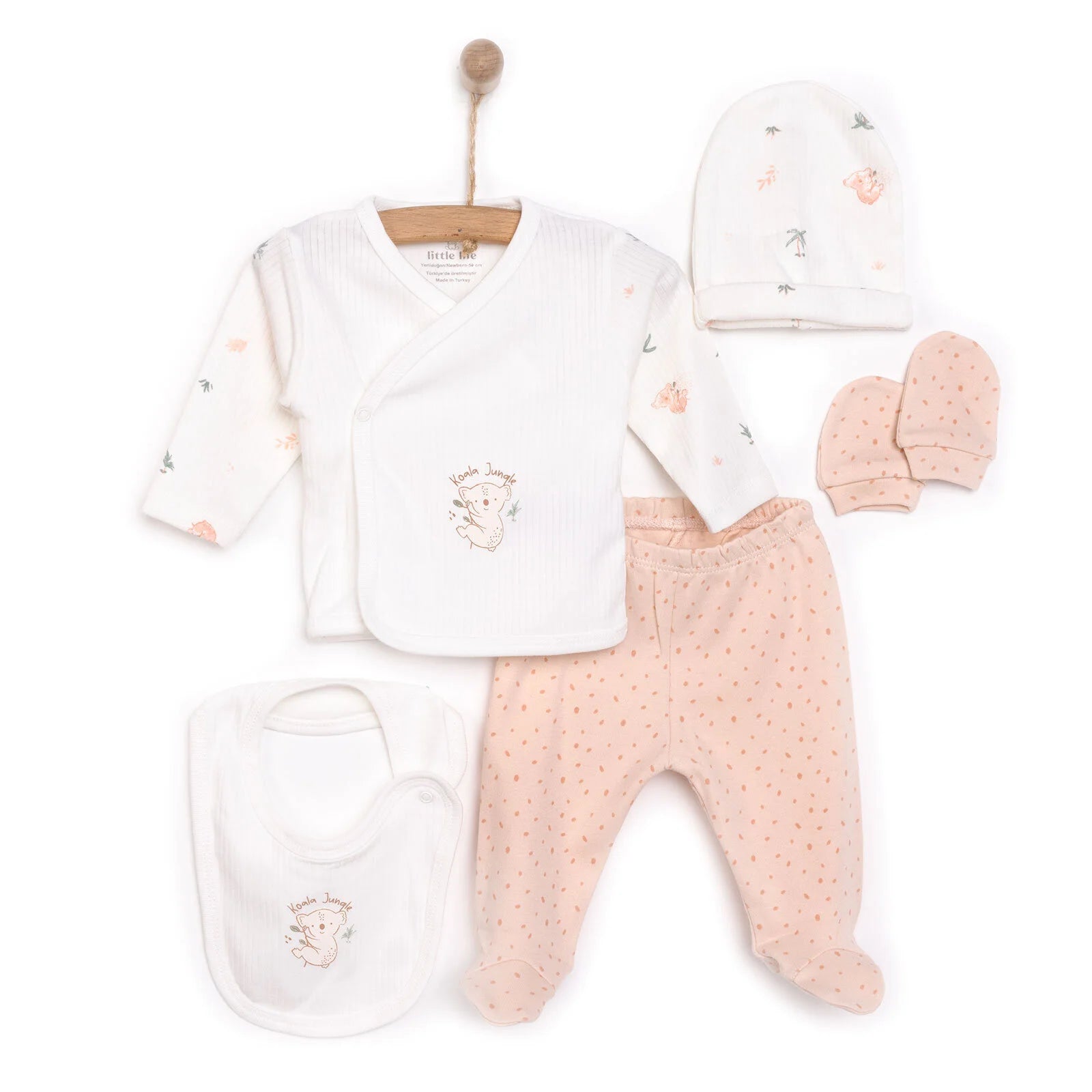 Little Life Baby Girl 5 Pcs Newborn Starter Set - Salmon - ebebek - Black Friday