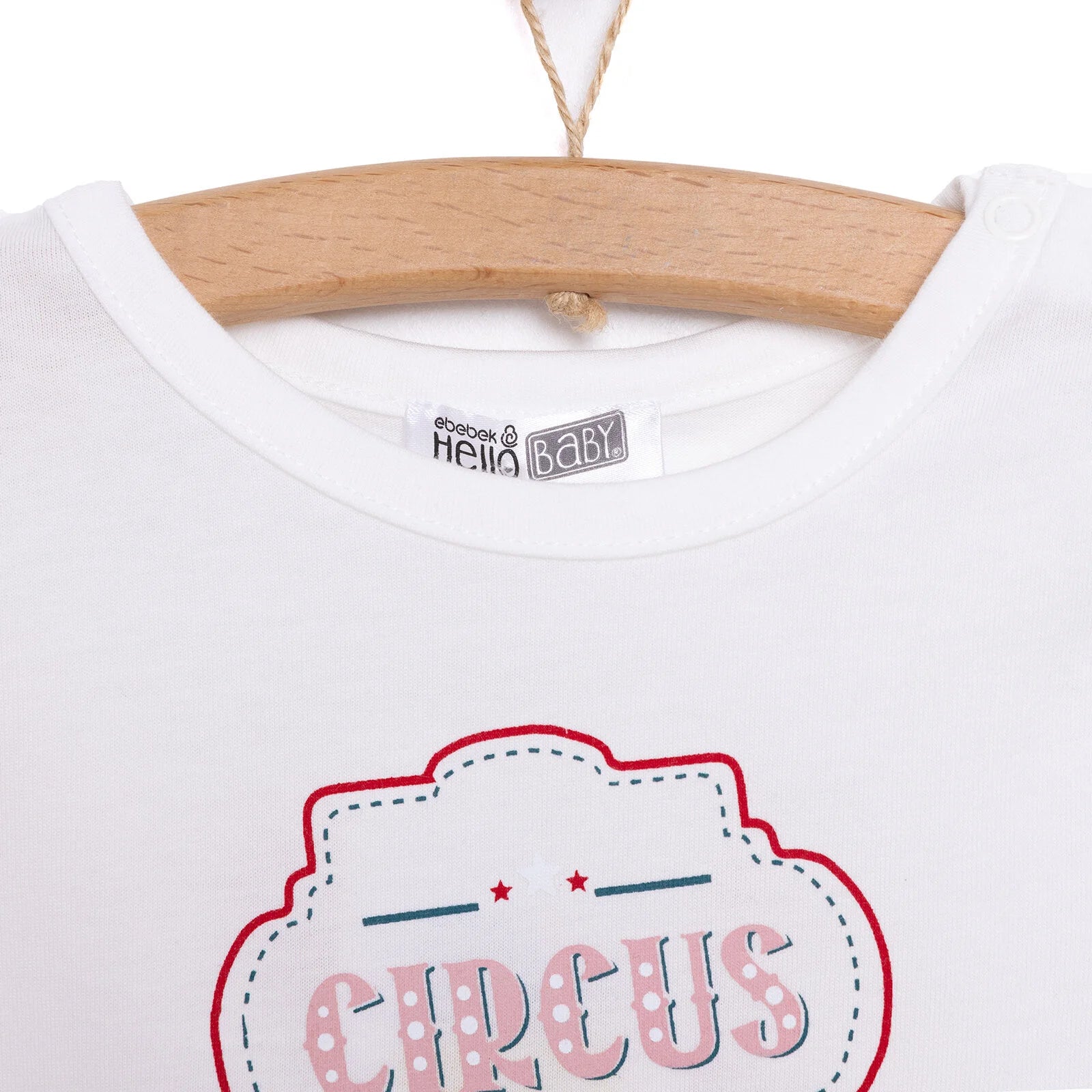 HelloBaby Basic Printed Tshirt - Ecru - ebebek - Black Friday