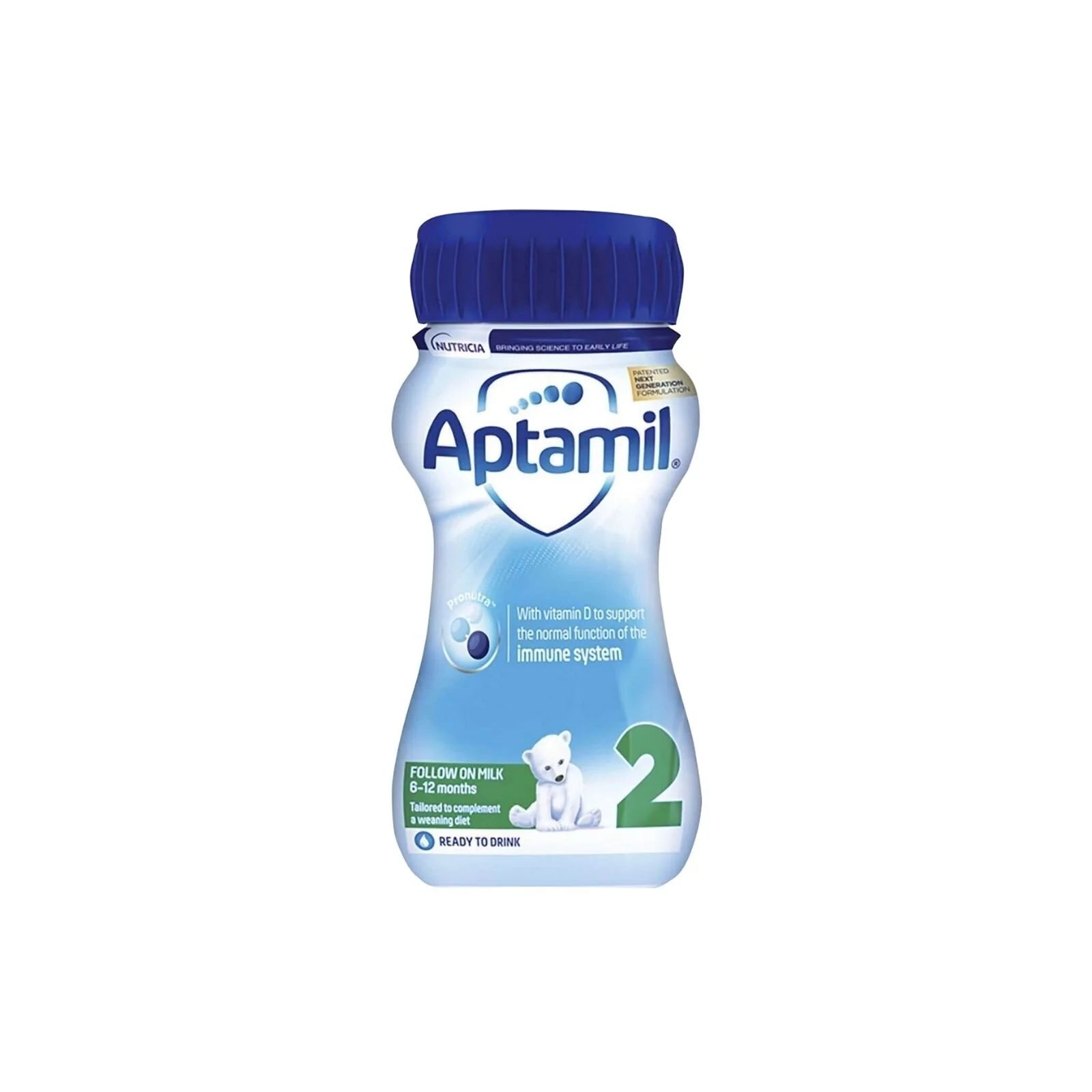 Aptamil 2 Follow On Ready to Drink Liquid Milk 6 - 12 months 200ml - ebebek - Black Friday