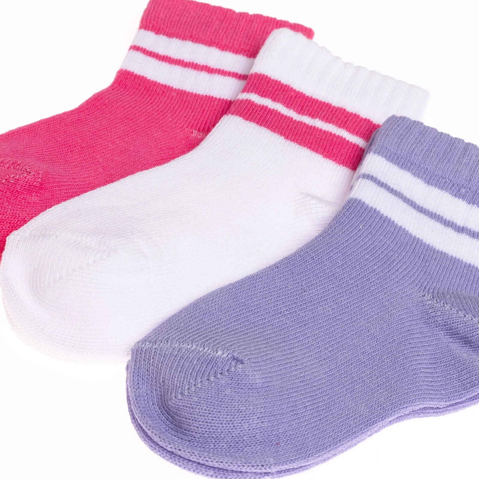 HelloBaby Baby Girl Pack of 3 Socks - Pink - ebebek - Black Friday
