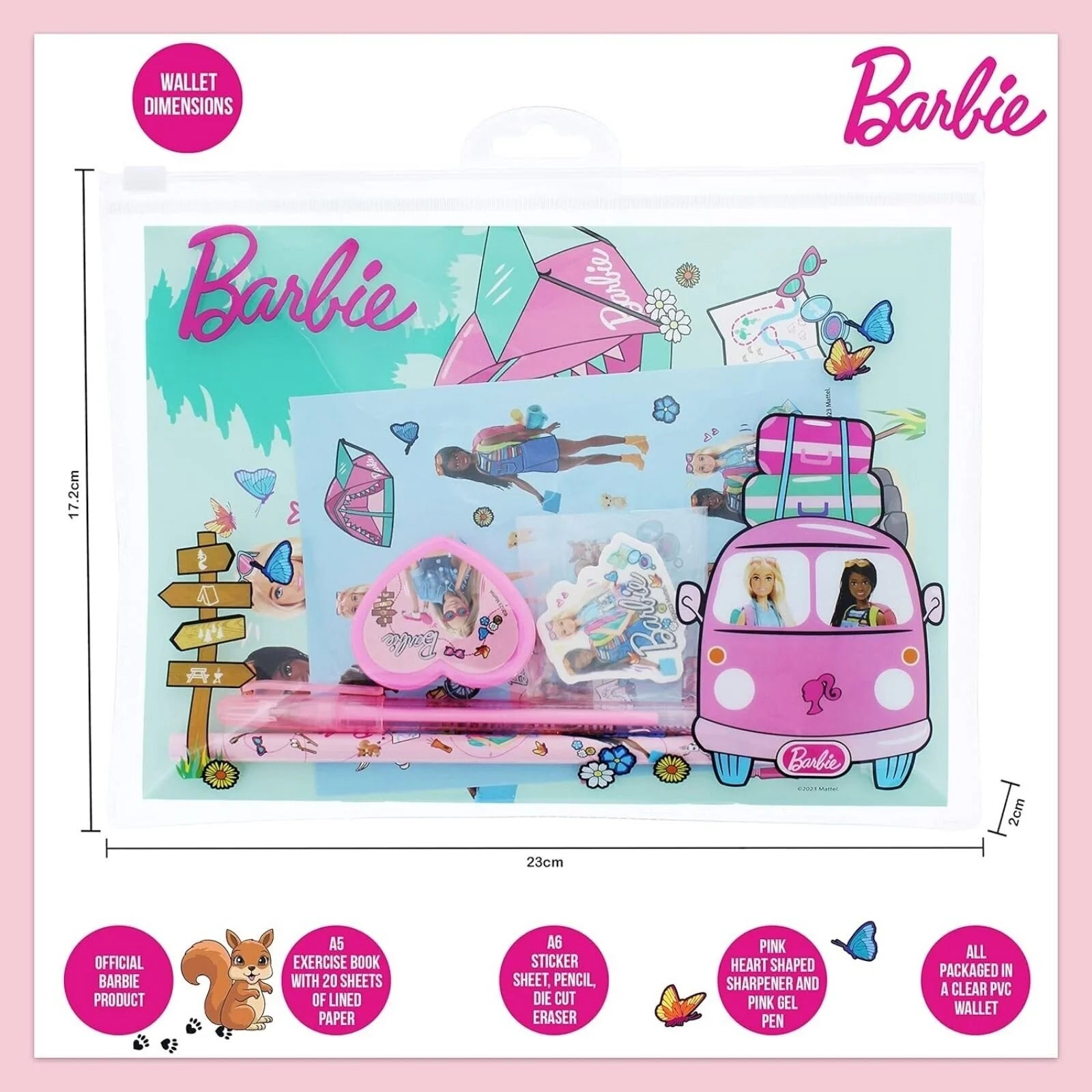 Barbie Super Stationery Set - ebebek - Black Friday