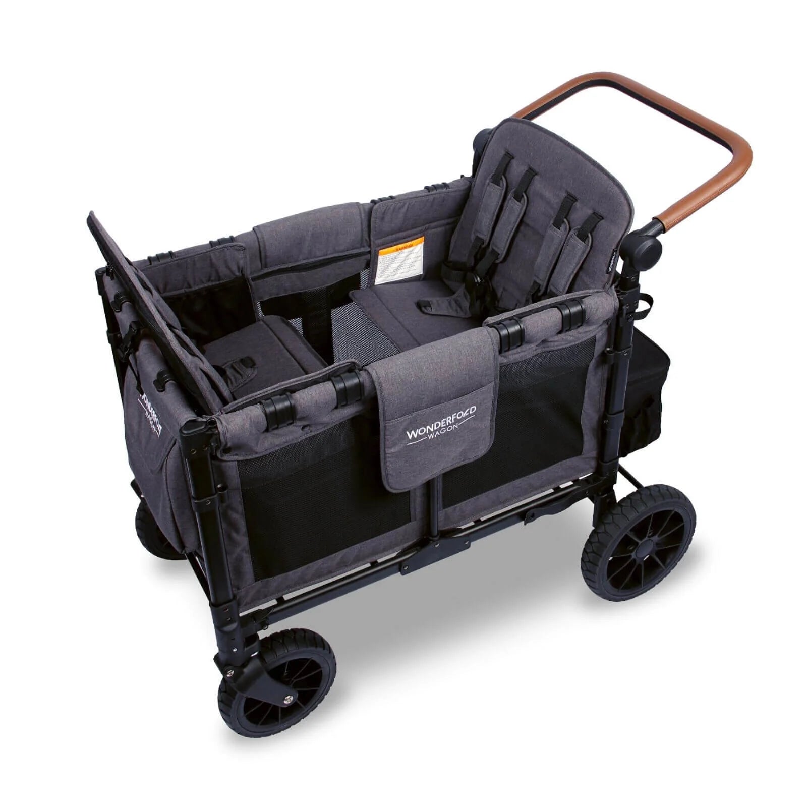 W4 Luxe Quad Stroller Wagon - Charcoal Grey - ebebek - Black Friday
