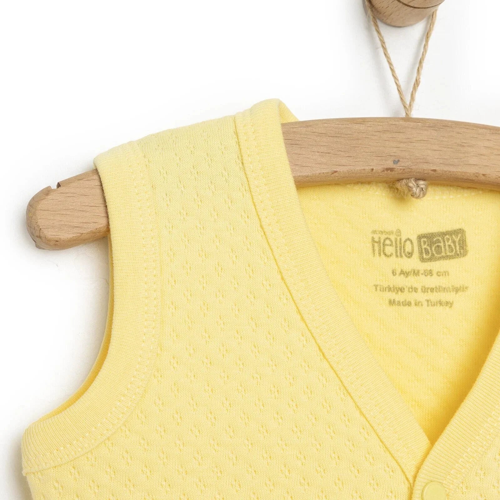 HelloBaby Quilted Vest - Light Yellow - ebebek - Black Friday