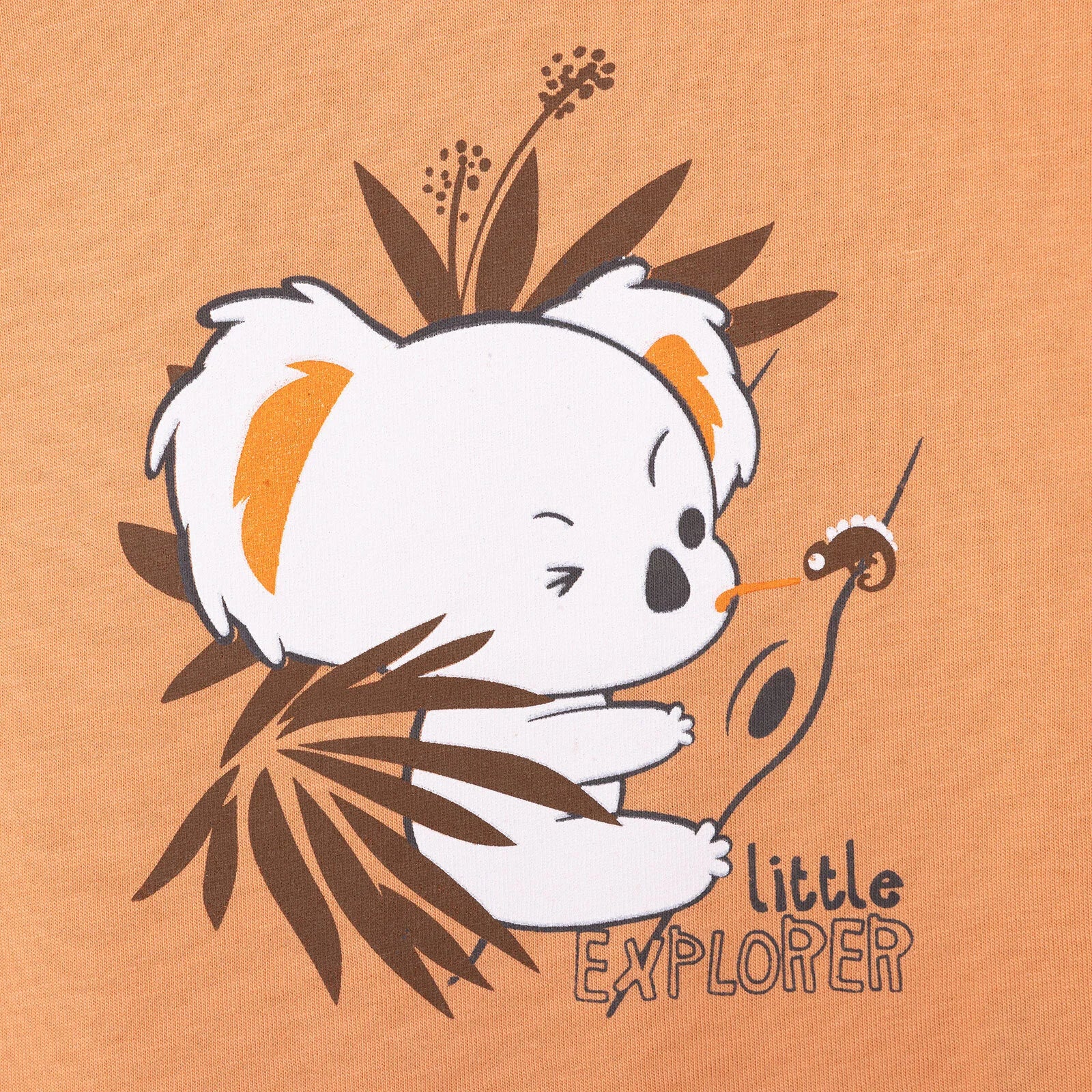 HelloBaby Basic Koala Printed Tshirt - Brown - ebebek - Black Friday