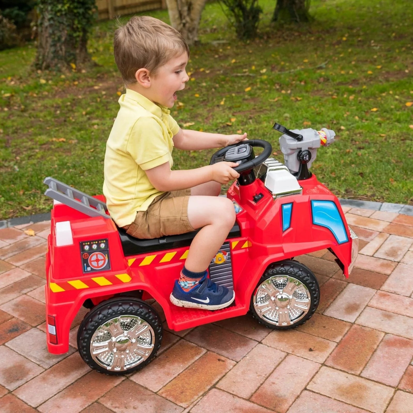 Fire Engine Electric Ride On - ebebek - Black Friday