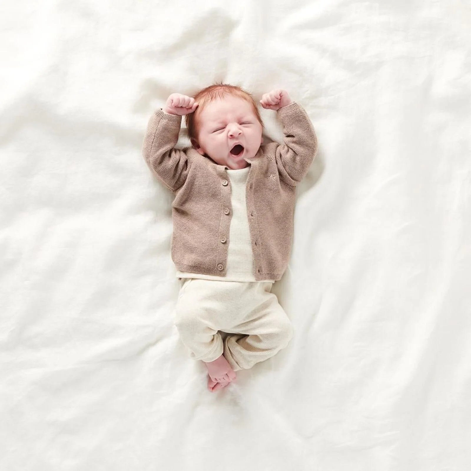 Noppies U Cardigan knit Naga - Taupe Melange - ebebek - Black Friday