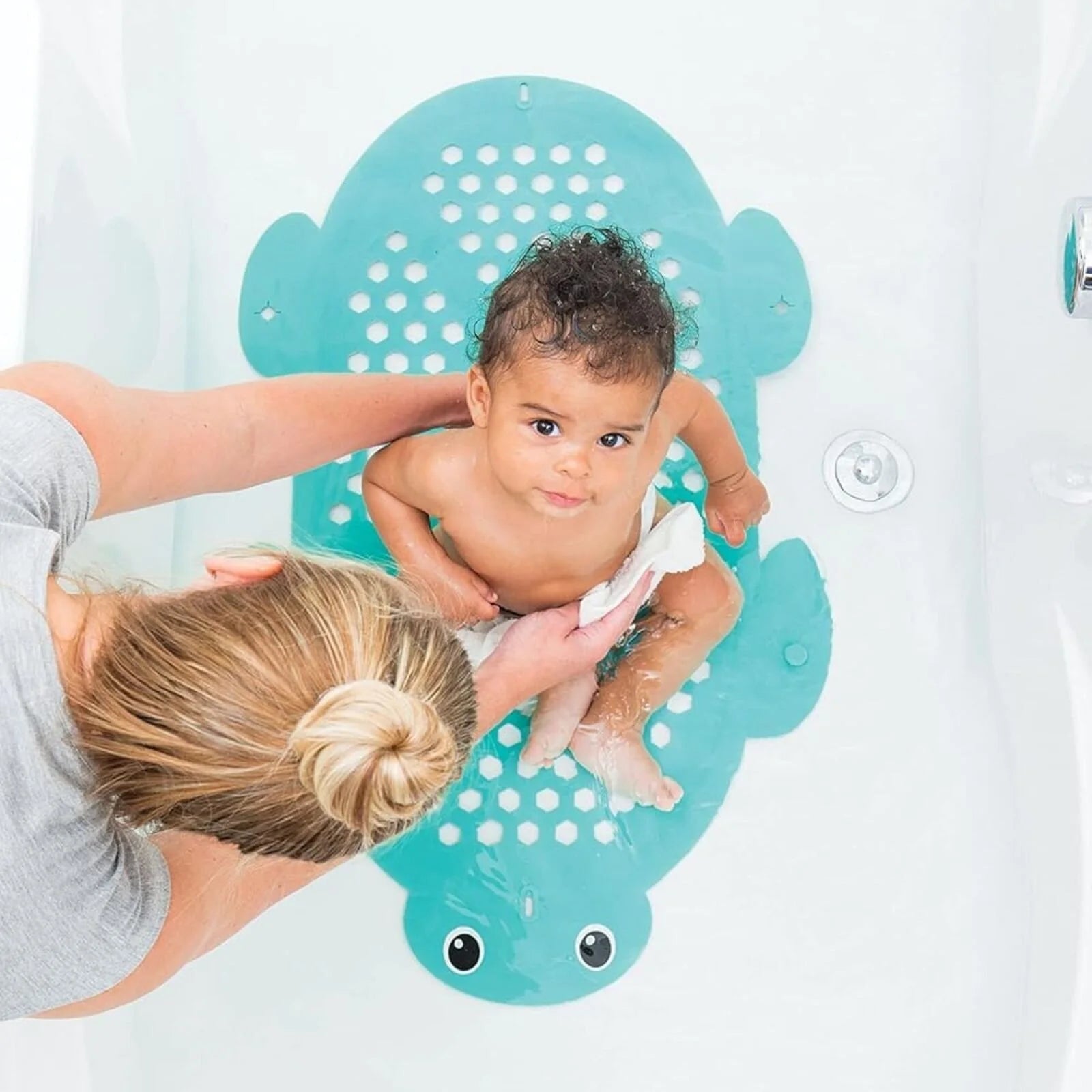 Infantino 2 - in - 1 Bath Mat & Storage Basket Turtle - ebebek - Black Friday