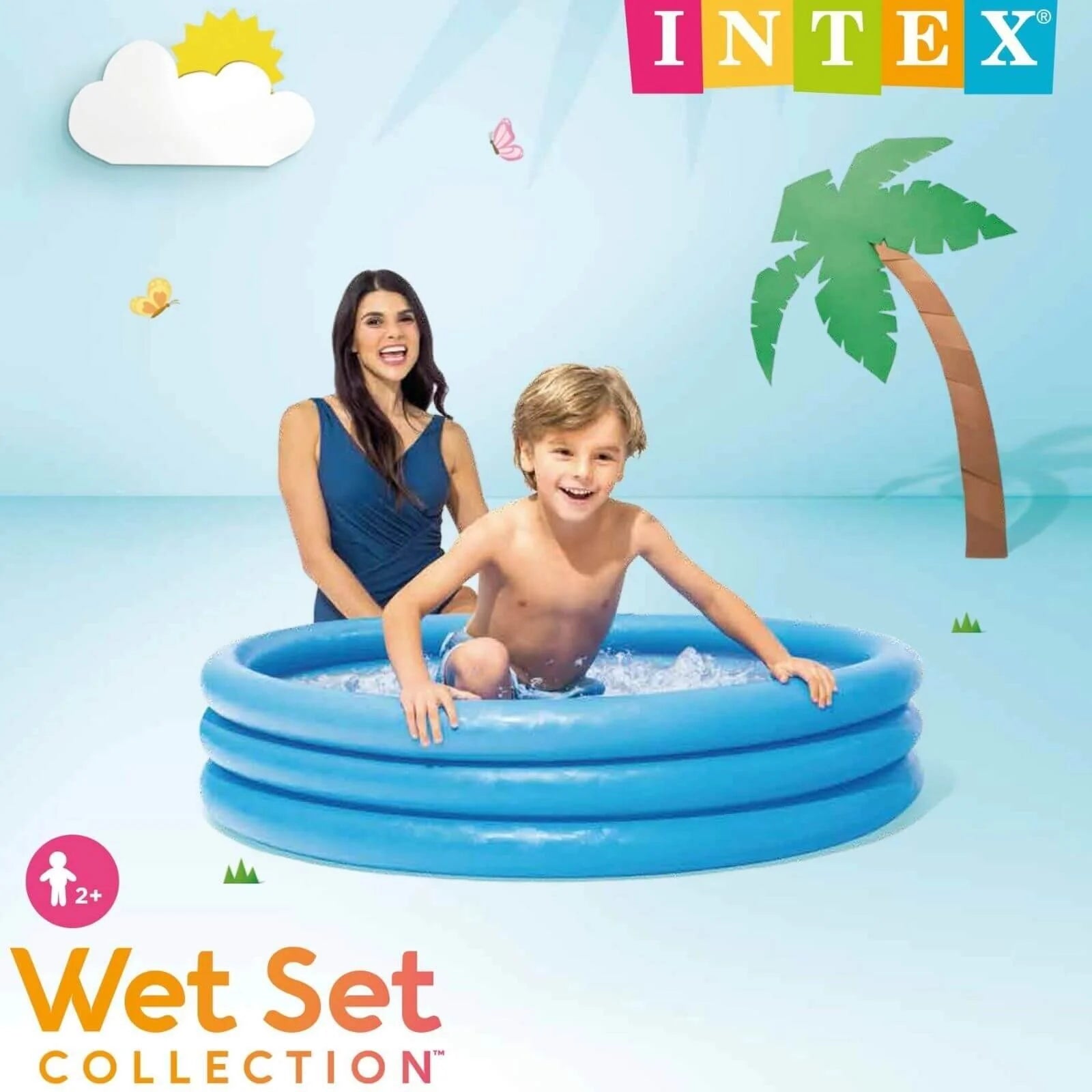 INTEX 45" Crystal Blue Pool - ebebek - Black Friday
