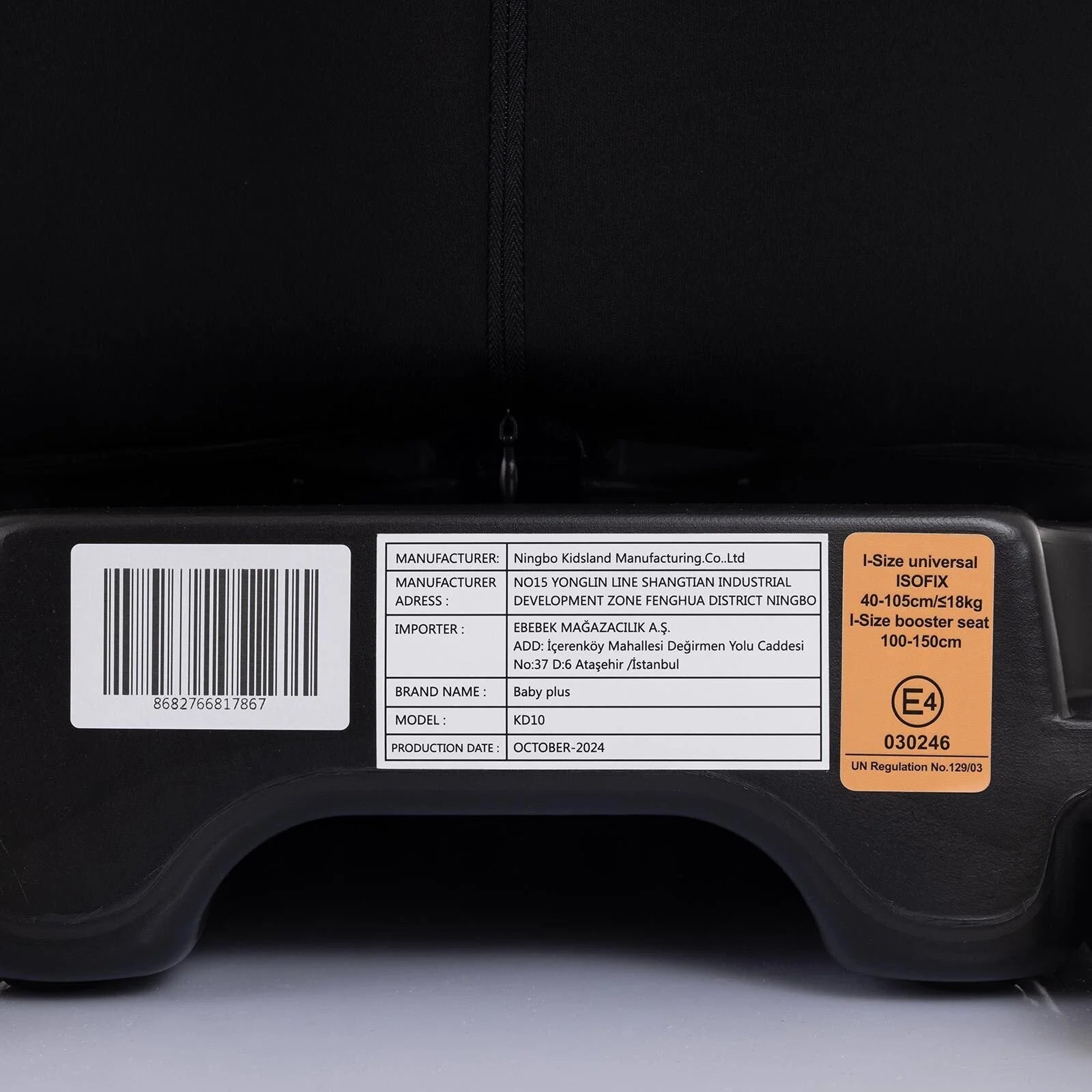 baby plus Pixi i - Size Car Seat - Black - ebebek - Black Friday