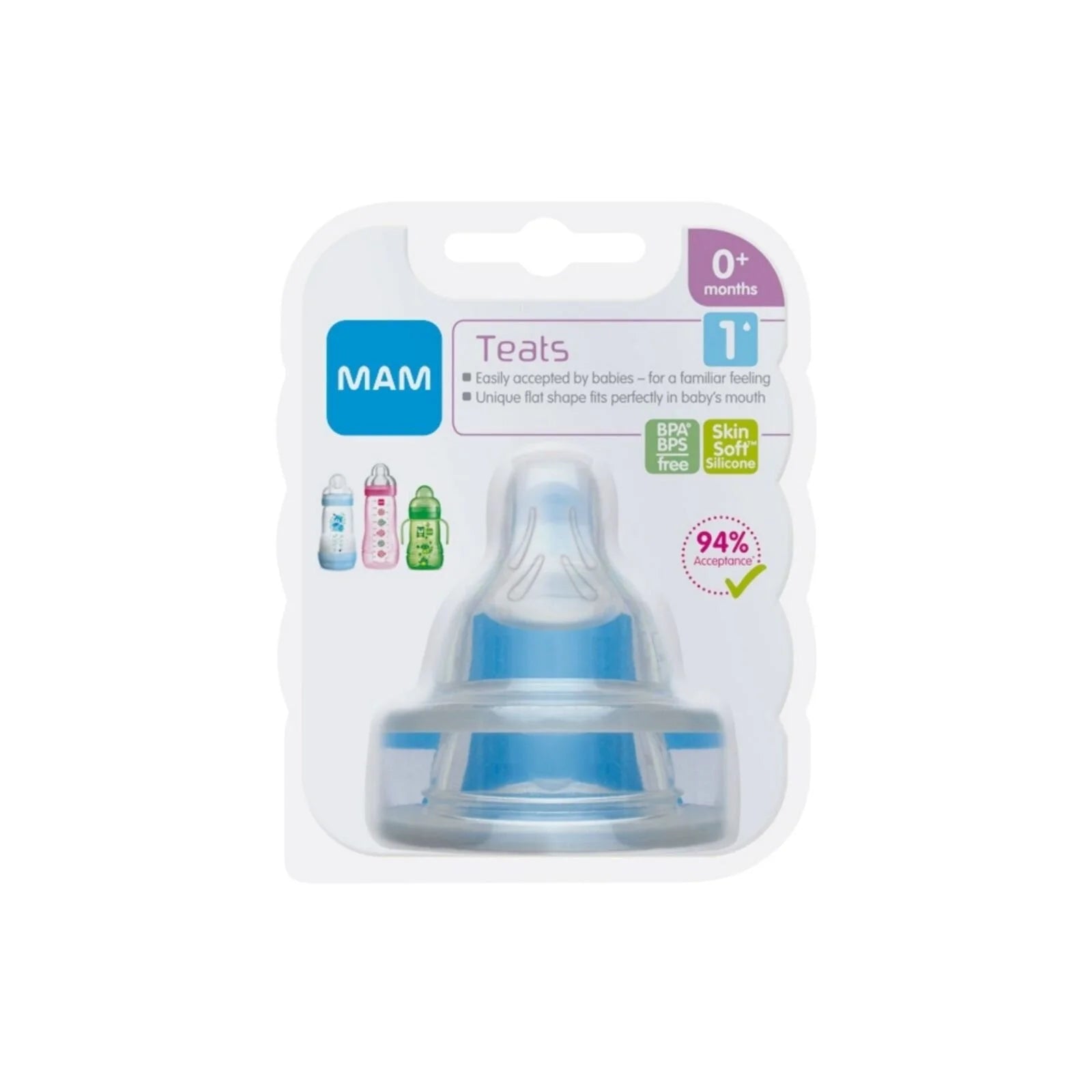 MAM SkinSoft Silicone Teat Slow Flow Pack of 2 - ebebek - Black Friday