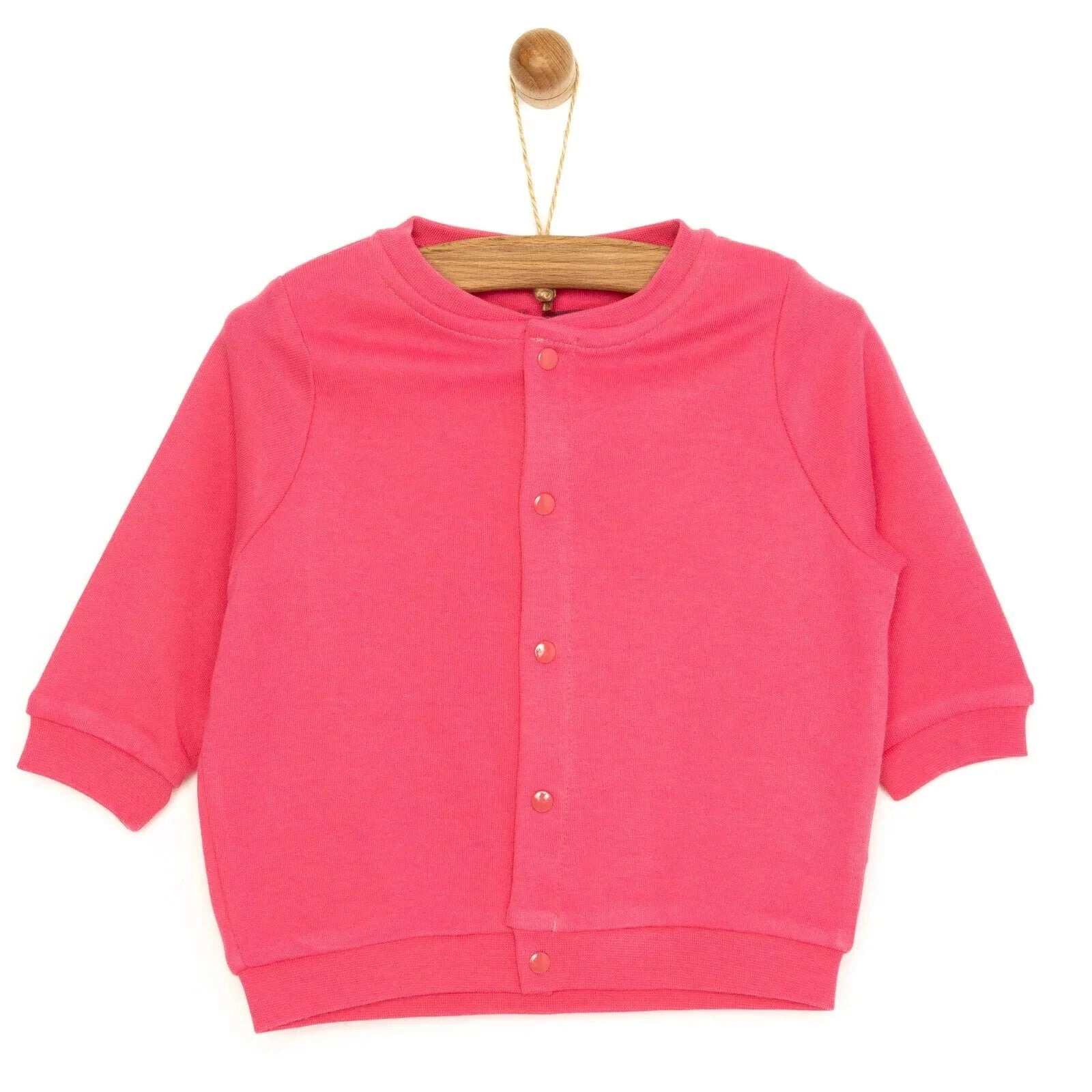 HelloBaby Basic Ribbed Cardigan - Pink - ebebek - Black Friday