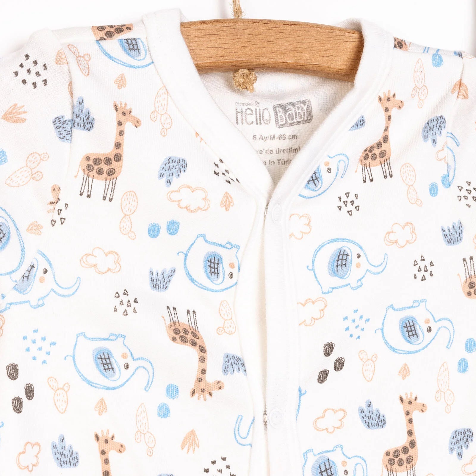 HelloBaby Boy Jumpsuit - Hat - Ecru - ebebek - Black Friday