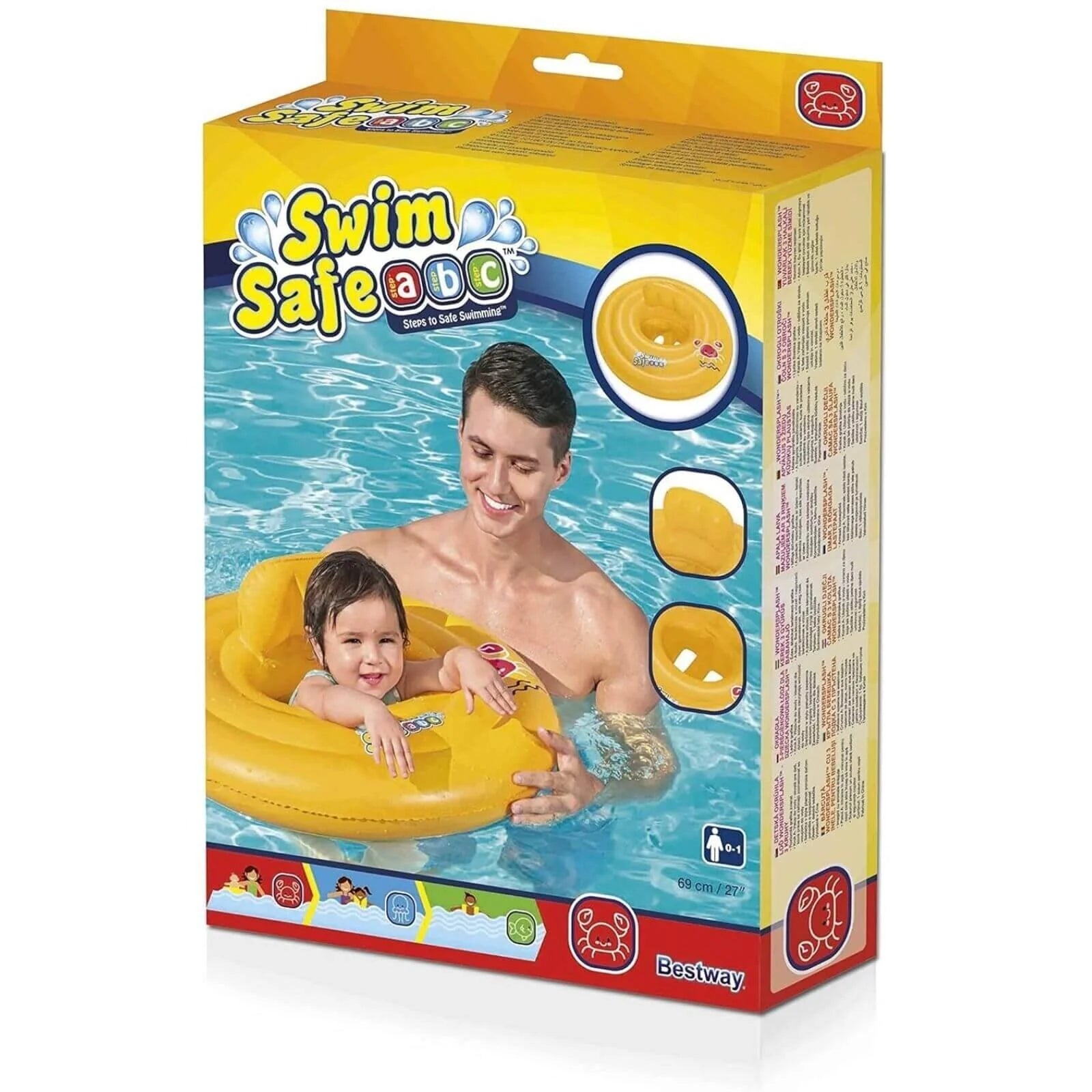 Bestway Wondersplash Baby Boat Round 3 Ring - ebebek - Black Friday