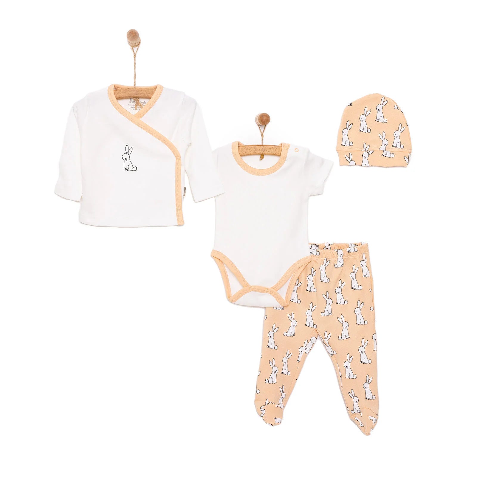 Bebbek Baby Boy 5 Pcs Newborn Starter Set - Ecru - ebebek - Black Friday