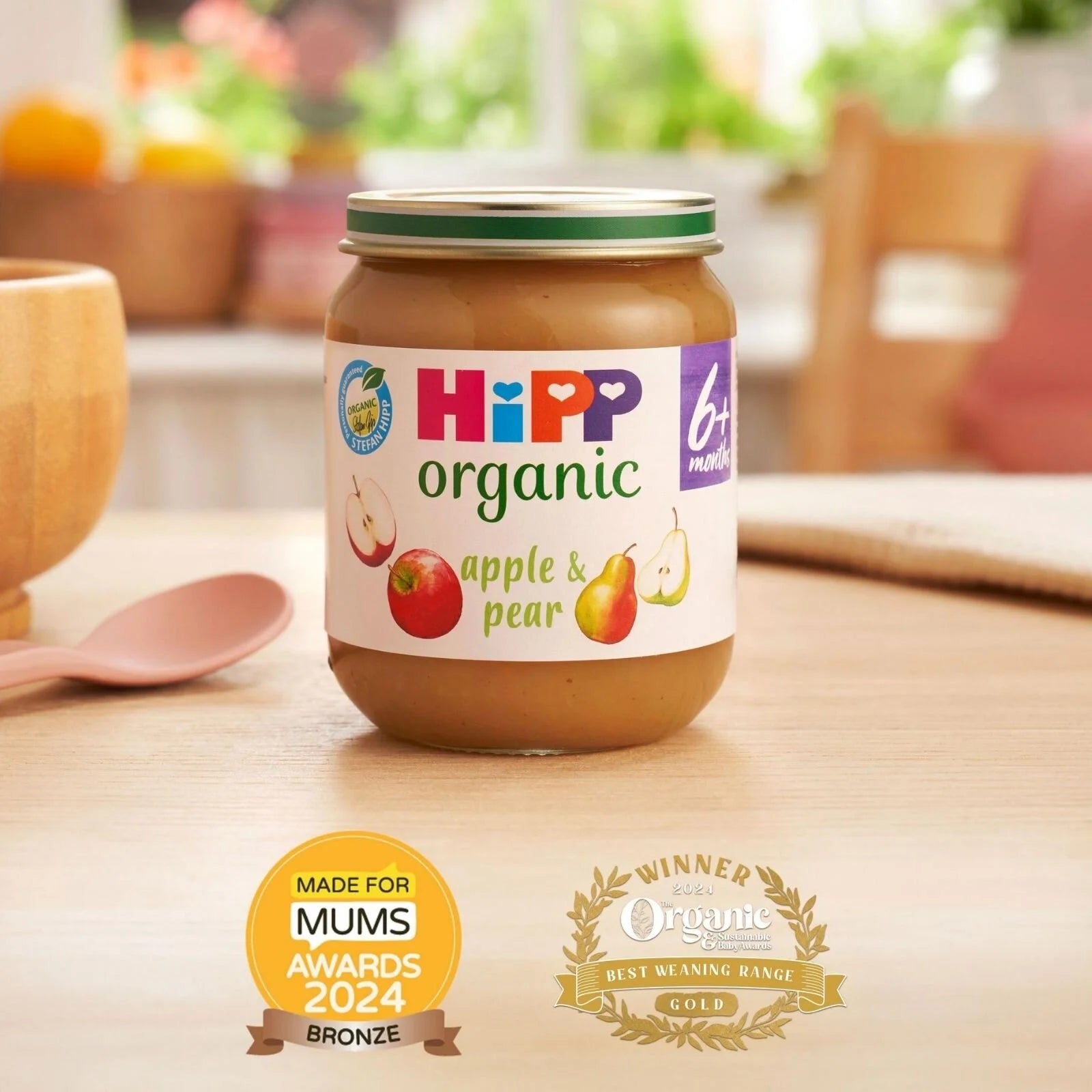 HiPP Organic Apple & Pear Jar 6+ months 125g - ebebek - Black Friday