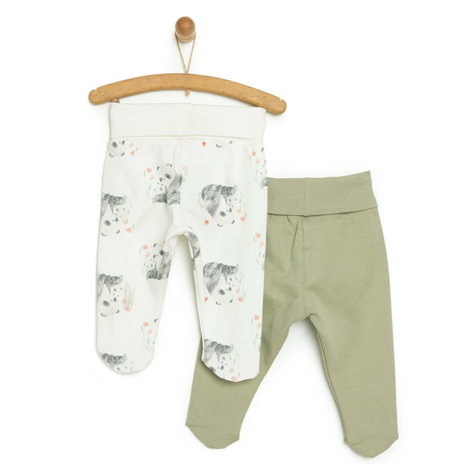 Tiffany 2 Piece Footed Bottom - Green - ebebek - Black Friday