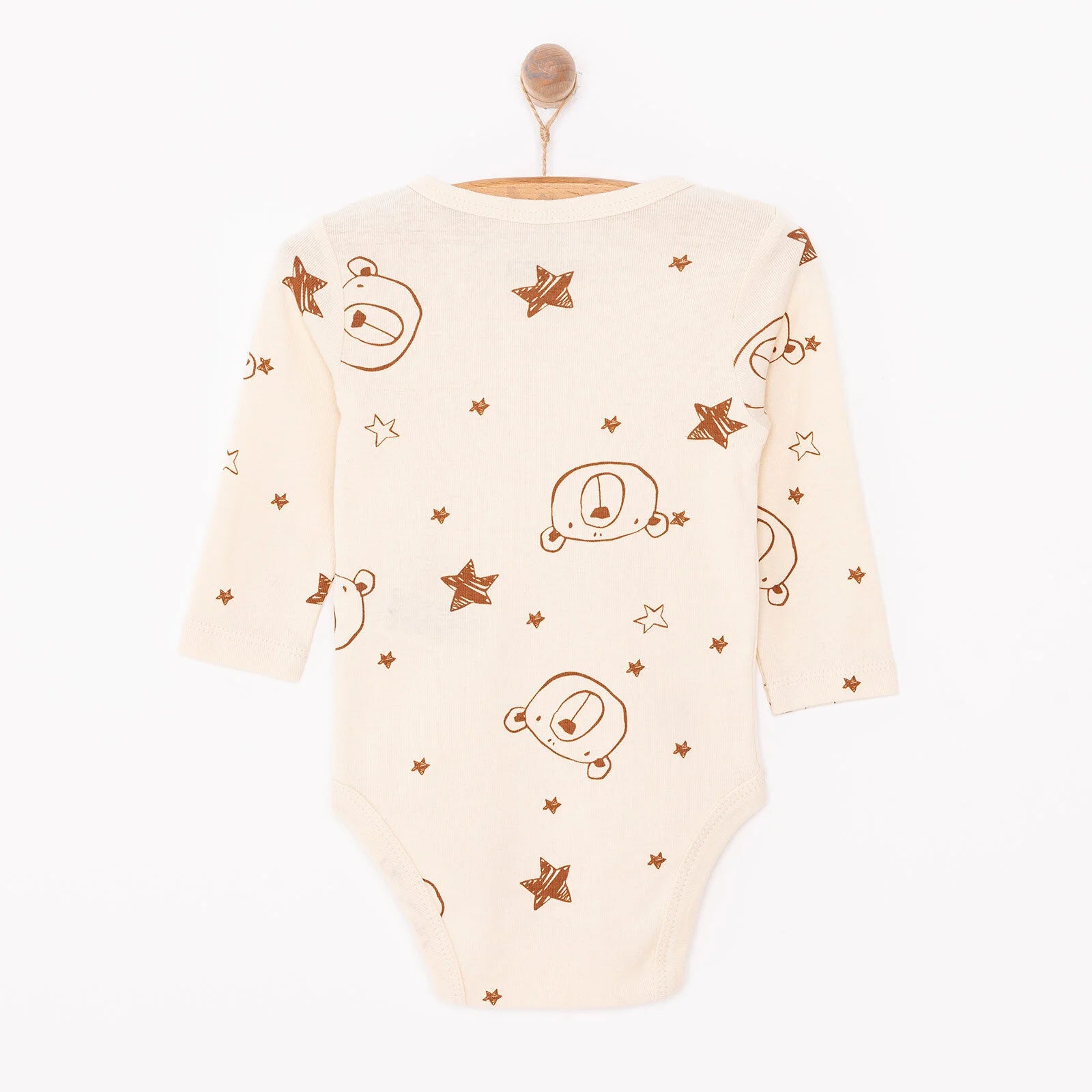 HelloBaby Baby Boy Long Sleeve Body - Beige - ebebek - Black Friday