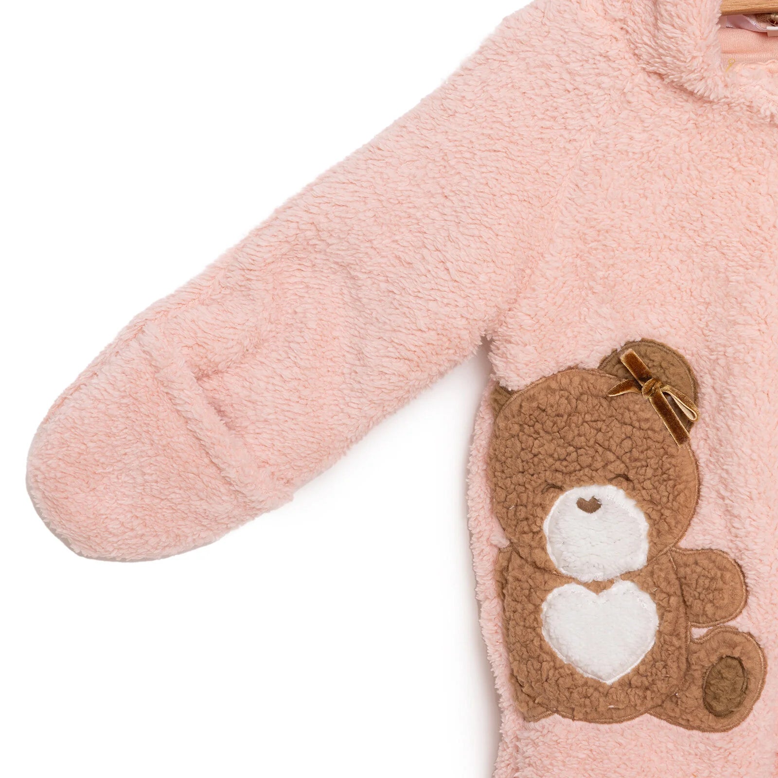 Midimod Newborn Girl Welsoft Footed Jumpsuit - Light Pink - ebebek - Black Friday