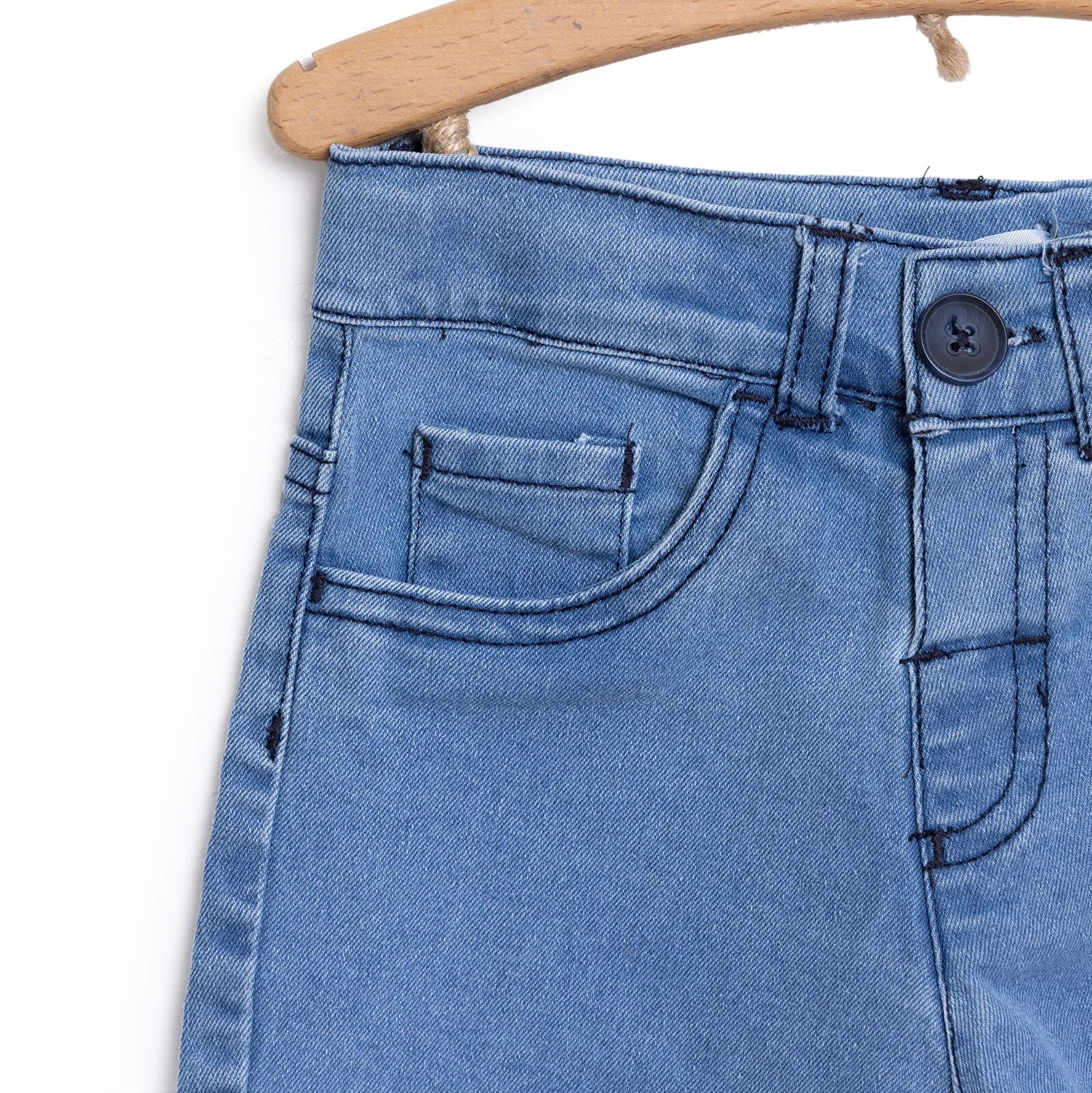 HelloBaby Unisex Baby Denim Short - Blue - ebebek - Black Friday