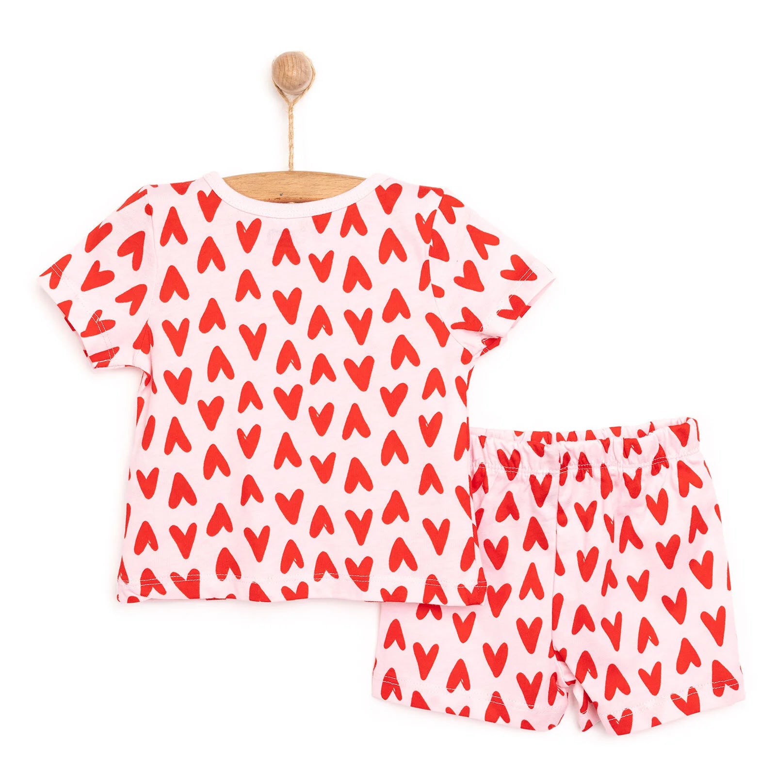 HelloBaby Baby Girl Short Sleeve Pyjamas Set - Pink - ebebek - Black Friday