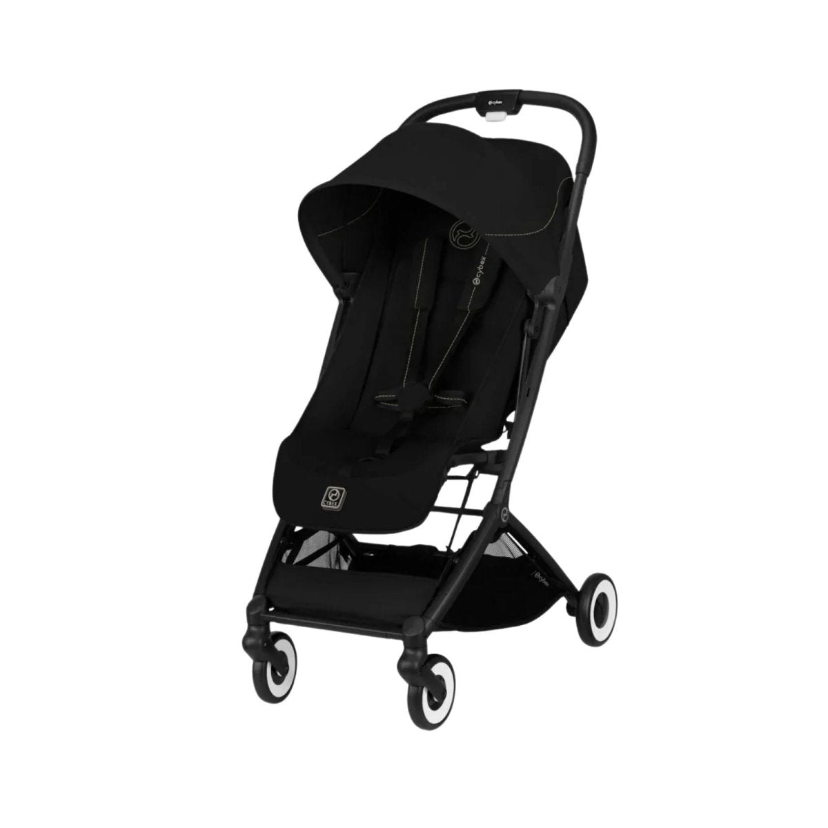 Cybex Orfeo V2 Compact Pushchair with Cloud G Car Seat & Base Travel System Bundle - Magic Black - ebebek - Christmas