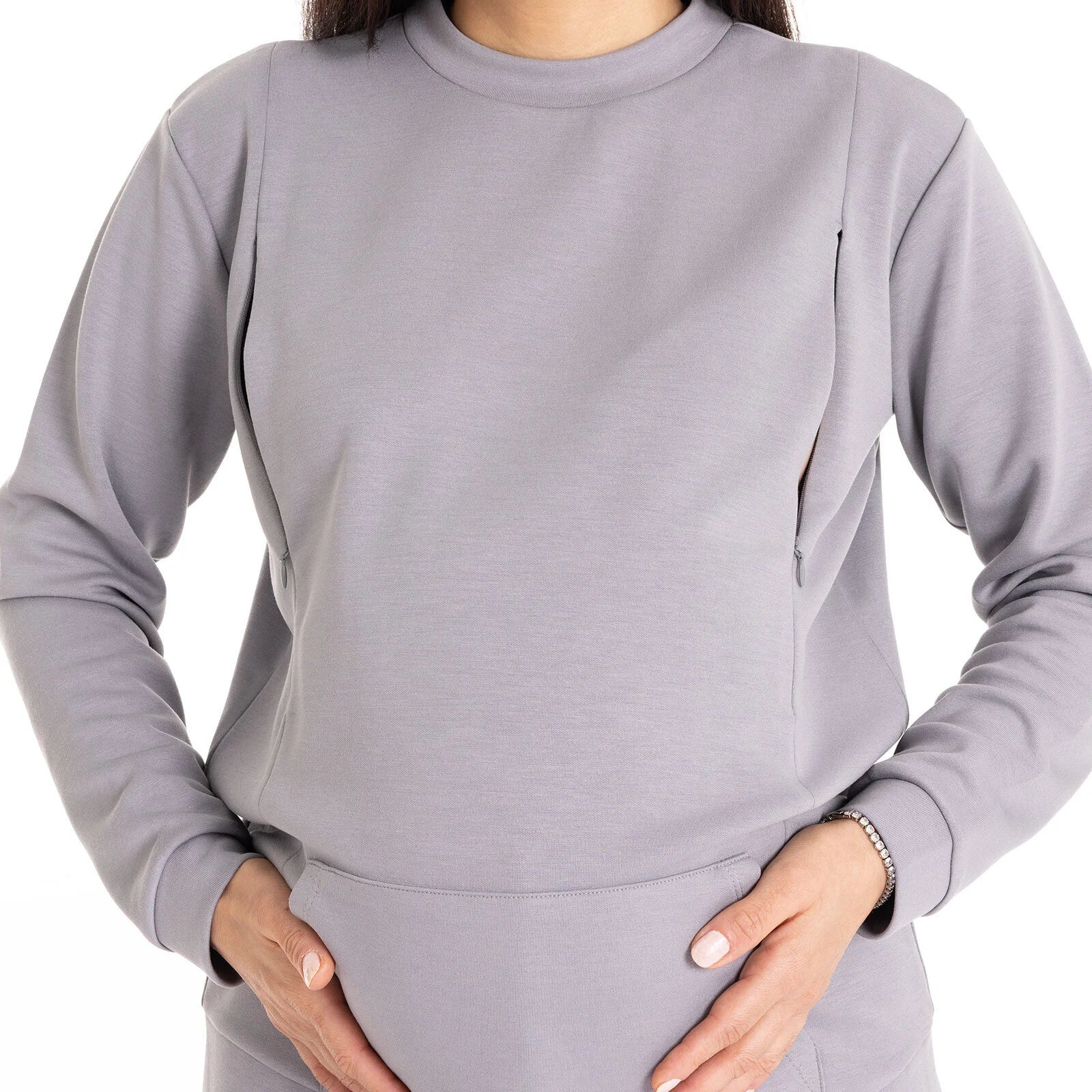 baby mom Mom Maternity Sweatshirt - Grey - ebebek - Black Friday