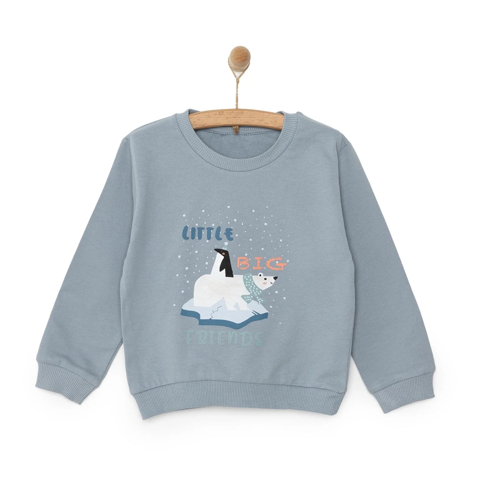 HelloBaby Baby Boy Sweatshirt - Blue - ebebek - Black Friday