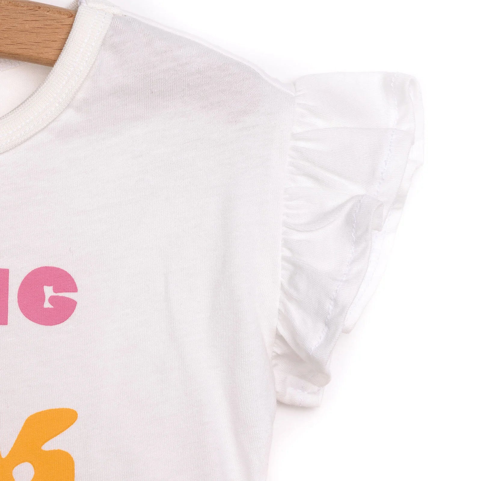 HelloBaby Motto Girl Girl Tshirt - Short - White - ebebek - Black Friday