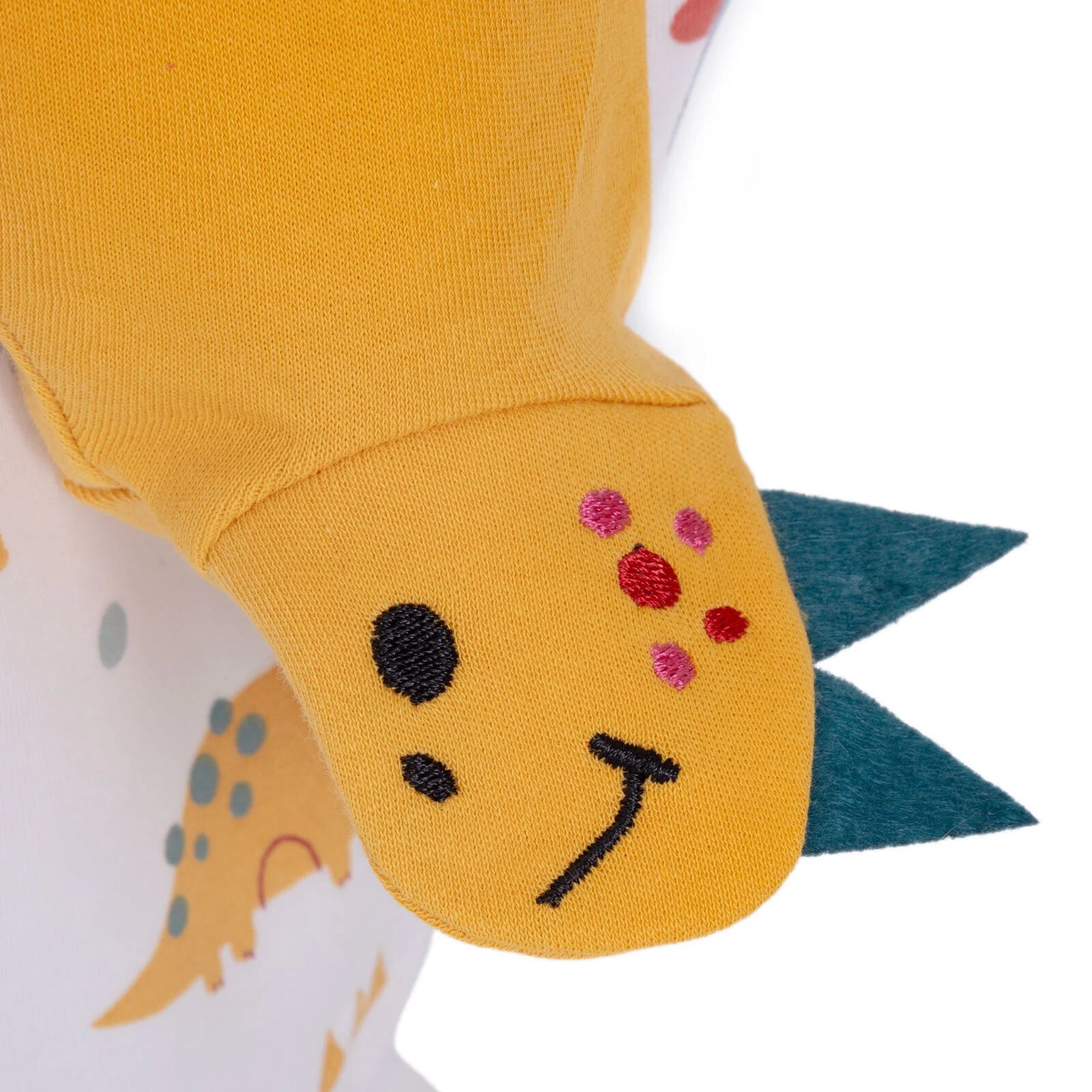 HelloBaby Newborn Baby Boy Embroidered Footed Bottom - Dark Yellow - ebebek - Black Friday