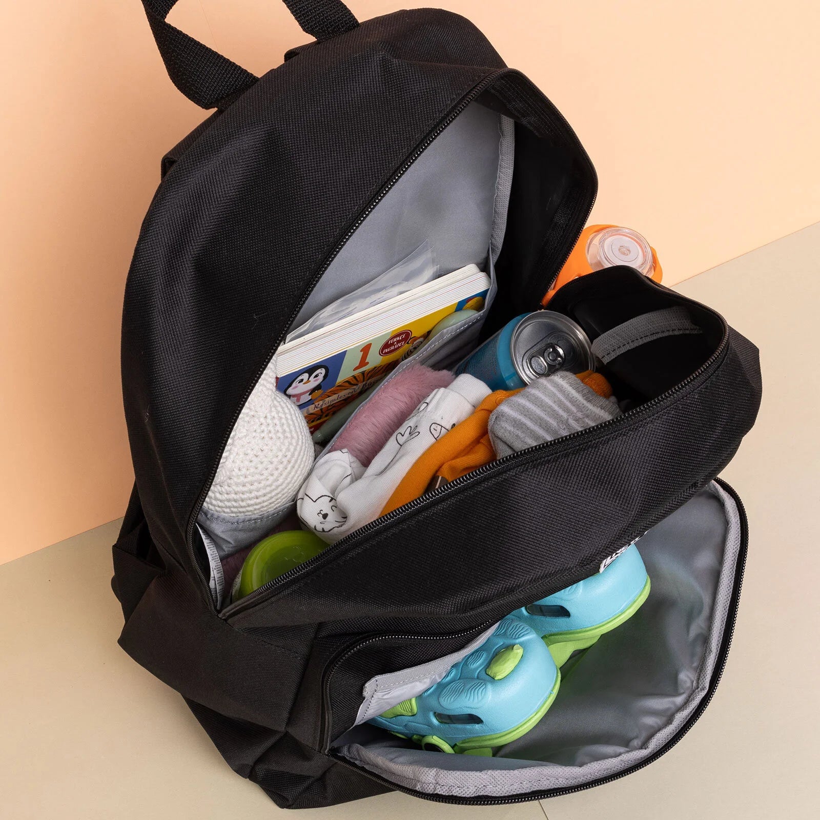 baby mom Everyday Baby Care Backpack - Black - ebebek - Black Friday