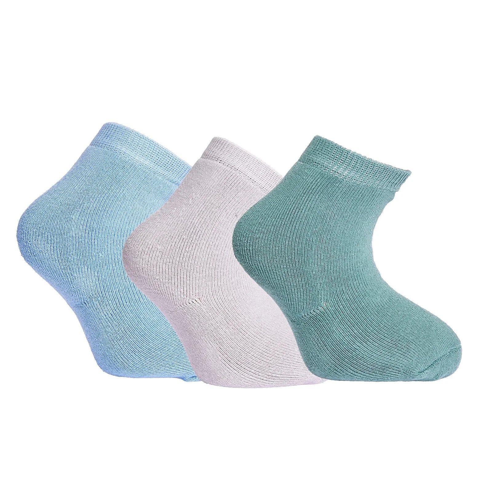 HelloBaby Baby Boy Chenille Socks 3 Pcs - Blue - ebebek - Black Friday