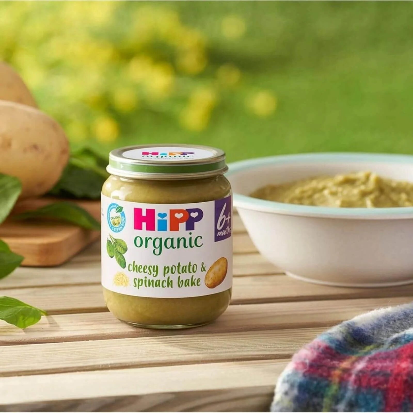 HiPP Organic Cheesy Potato & Spinach Bake Baby Food Jar 6+ months 125g - ebebek - Black Friday