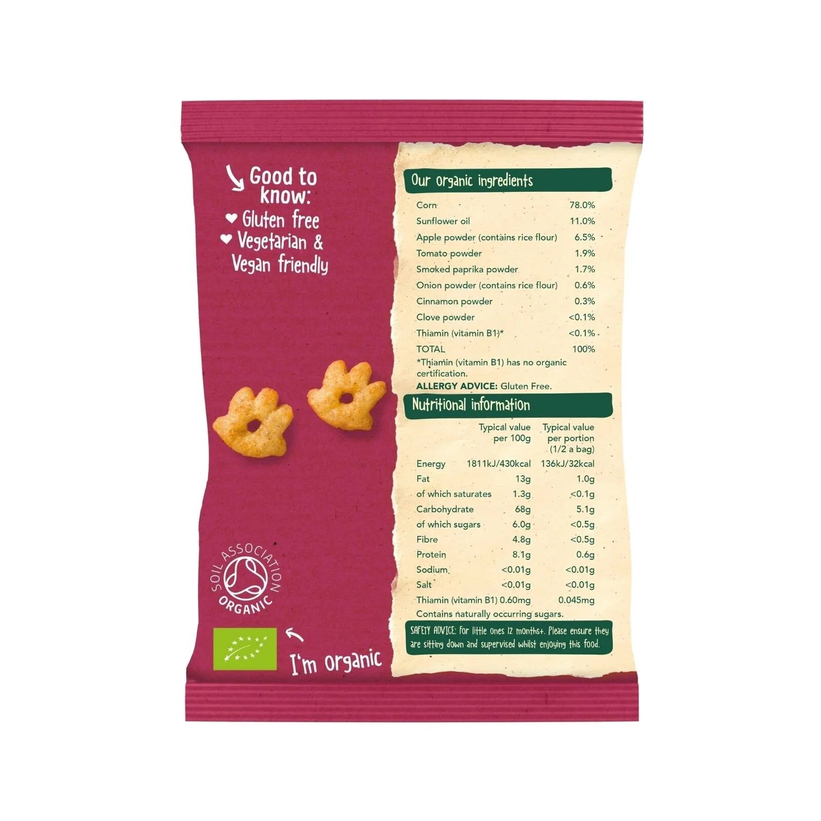 Organix Barbeque Gruffalo Claws 12+ months 60g (4x15g) - ebebek - Black Friday