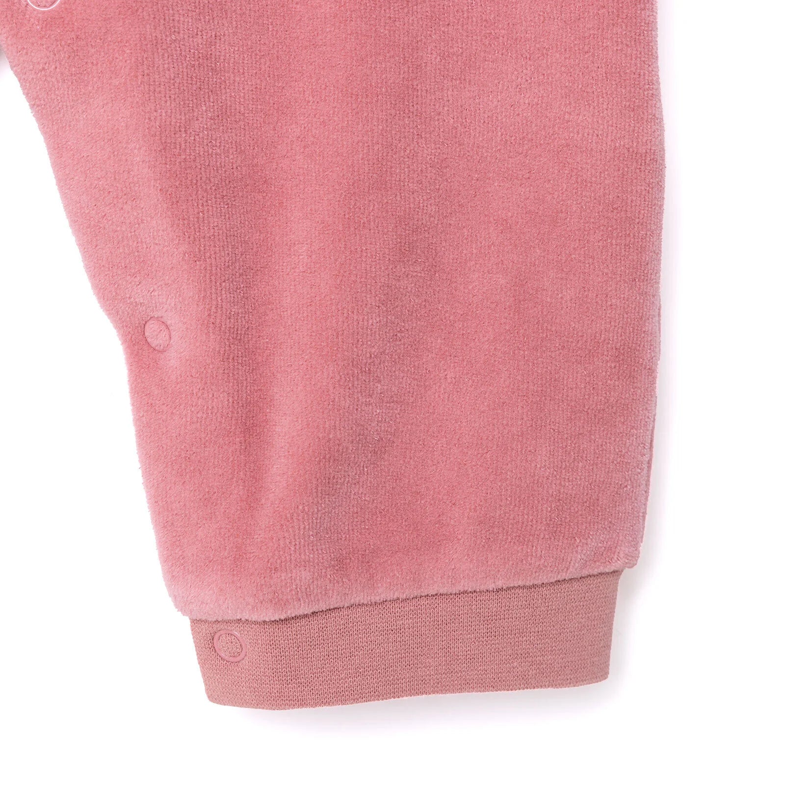 HelloBaby Newborn Velvet Footlesss Jumpsuit - Dark Pink - ebebek - Black Friday