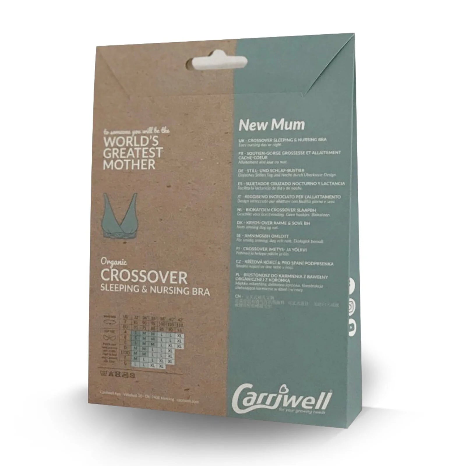 Carriwell Crossover Sleeping & Nursing Bra - Black - ebebek - Black Friday