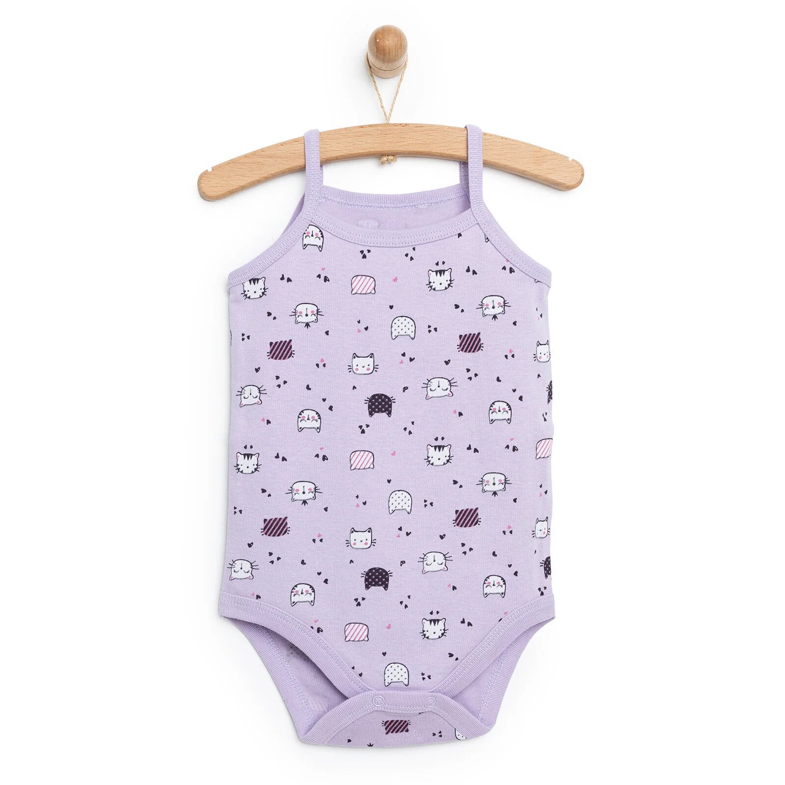 HelloBaby Rope Strap Bodysuit - Purple - ebebek - Black Friday