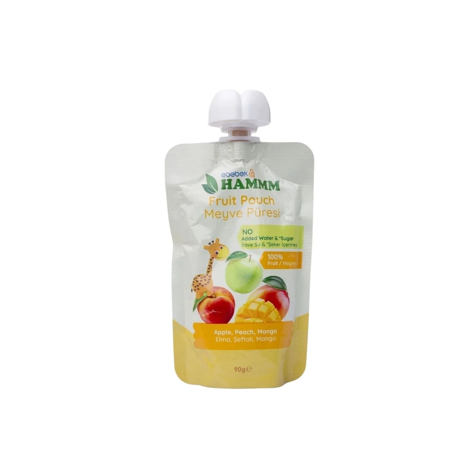 Hammm Apple Peach & Mango Puree Pouch 90g - ebebek - Black Friday