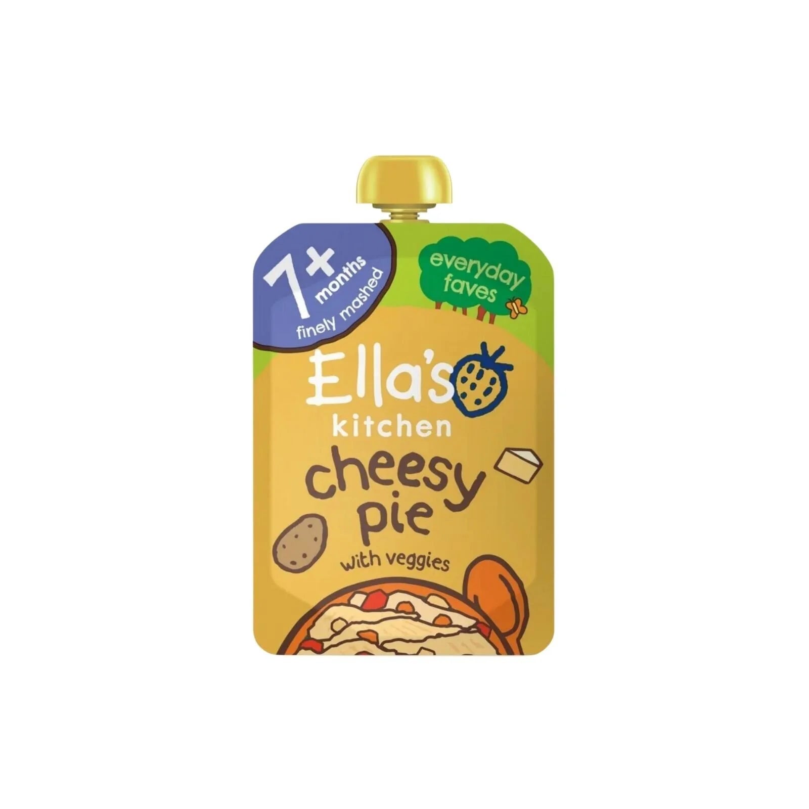 Ella's Kitchen Big Smiles Cheesy Pie with Veggies 7+ months 130g - ebebek - Black Friday