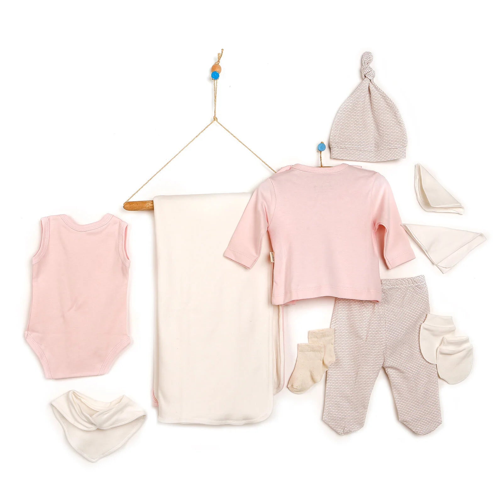 Bebbek Baby Girl 10 Pcs Newborn Starter Set - Light Pink - ebebek - Black Friday