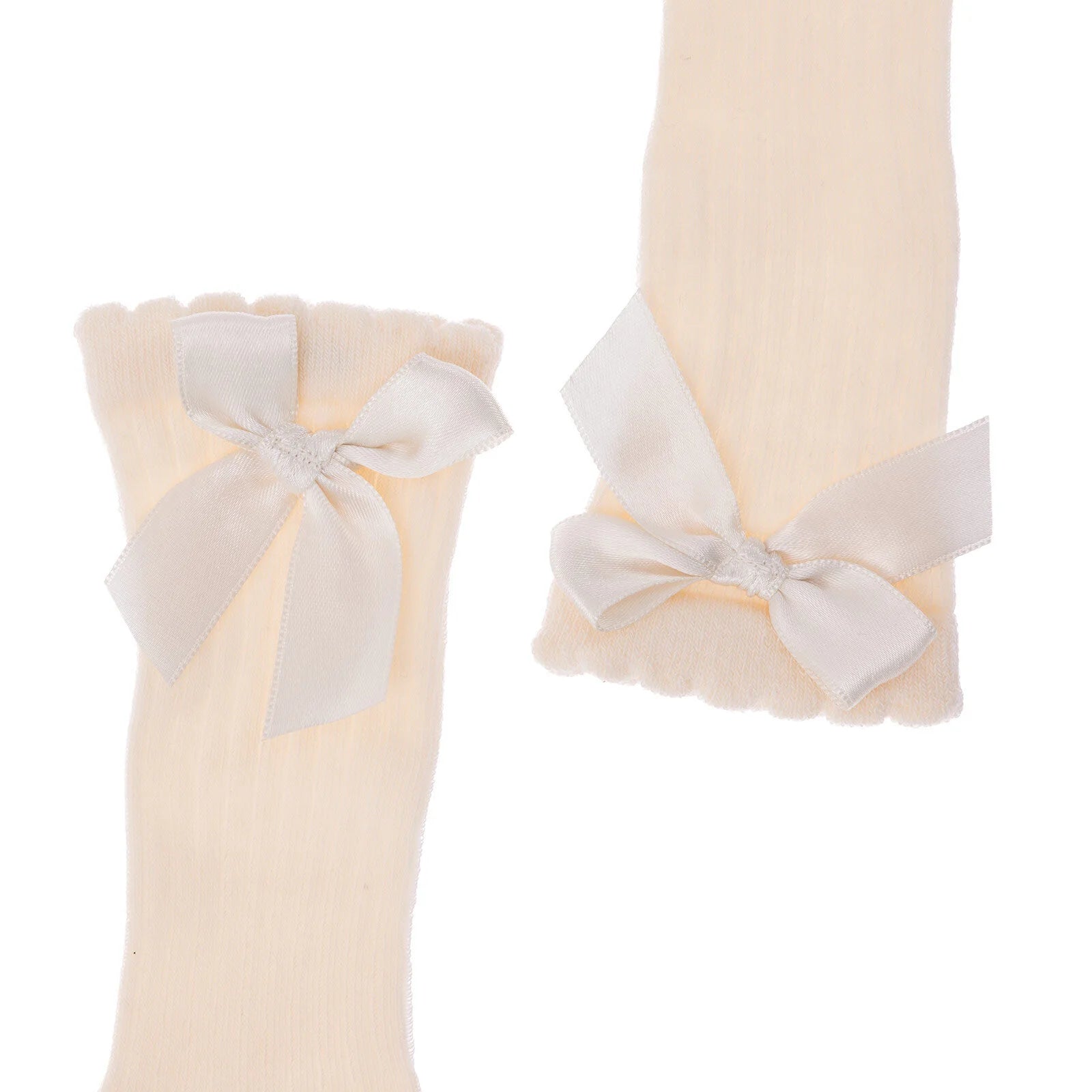 HelloBaby Girl Knee Socks - Ecru - ebebek - Black Friday