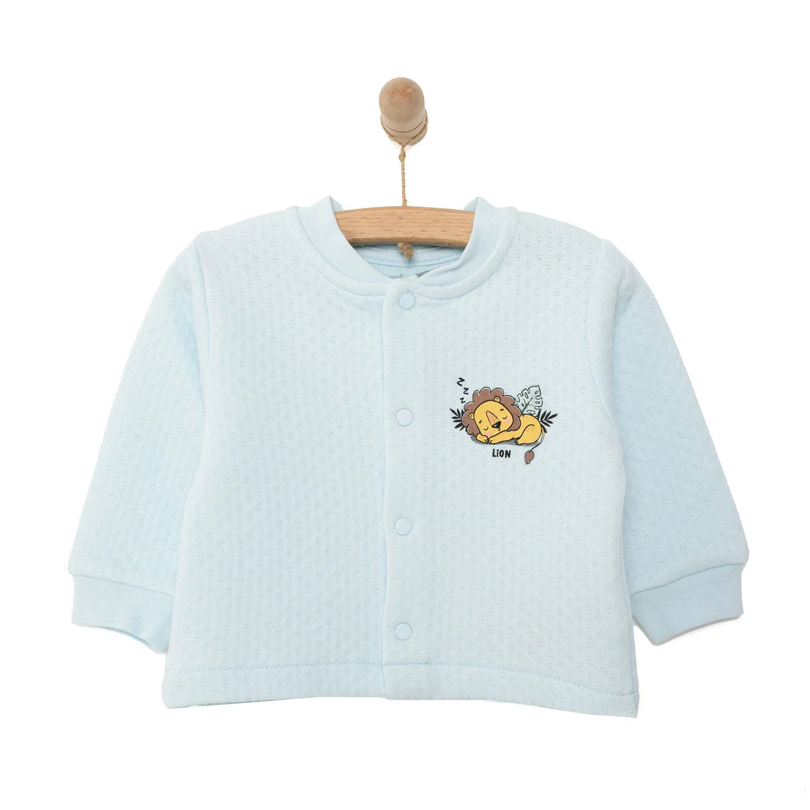 HelloBaby Boy Quilted Cardigan - Blue - ebebek - Black Friday