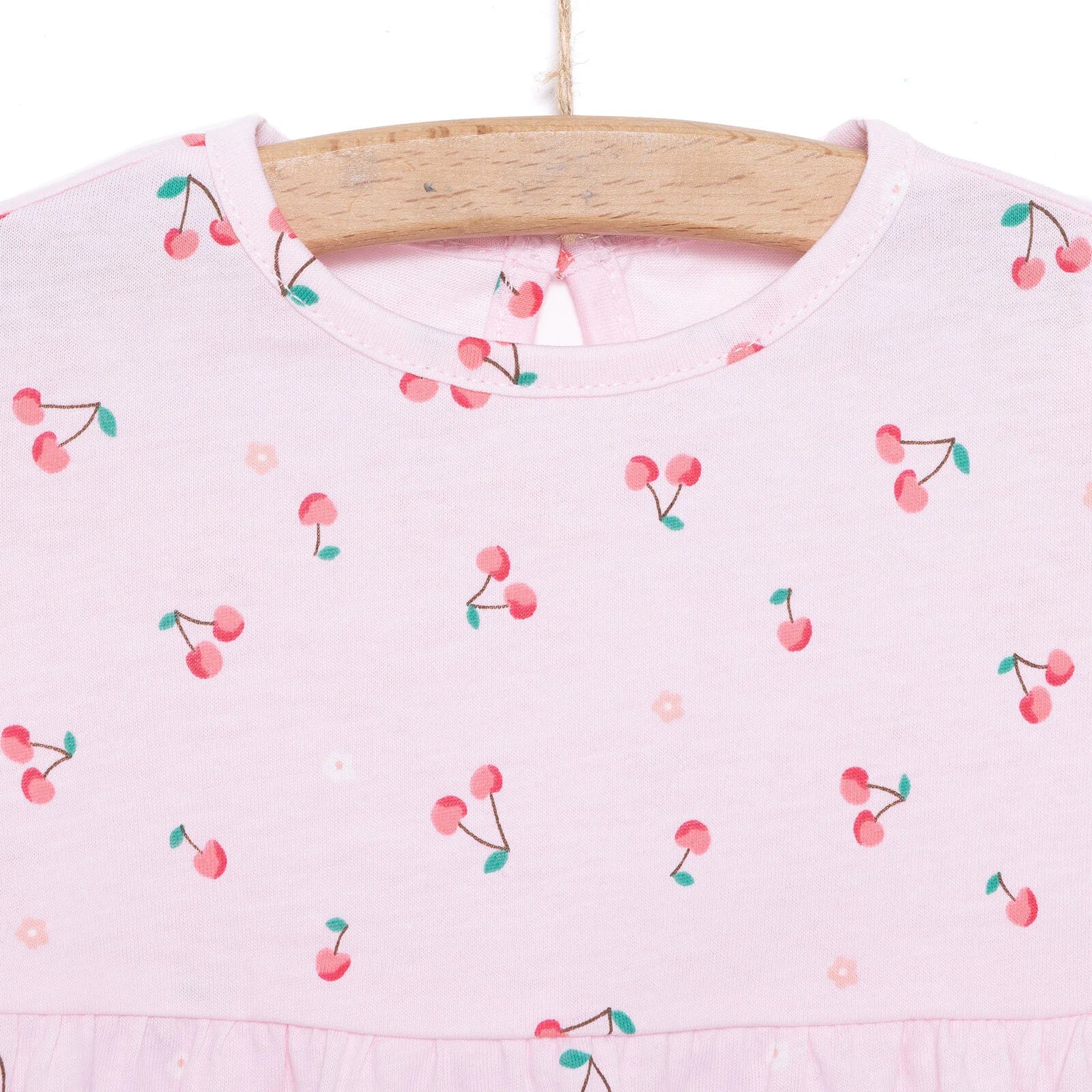HelloBaby Basic Girl Cherry Printed Dress - Pink - ebebek - Black Friday