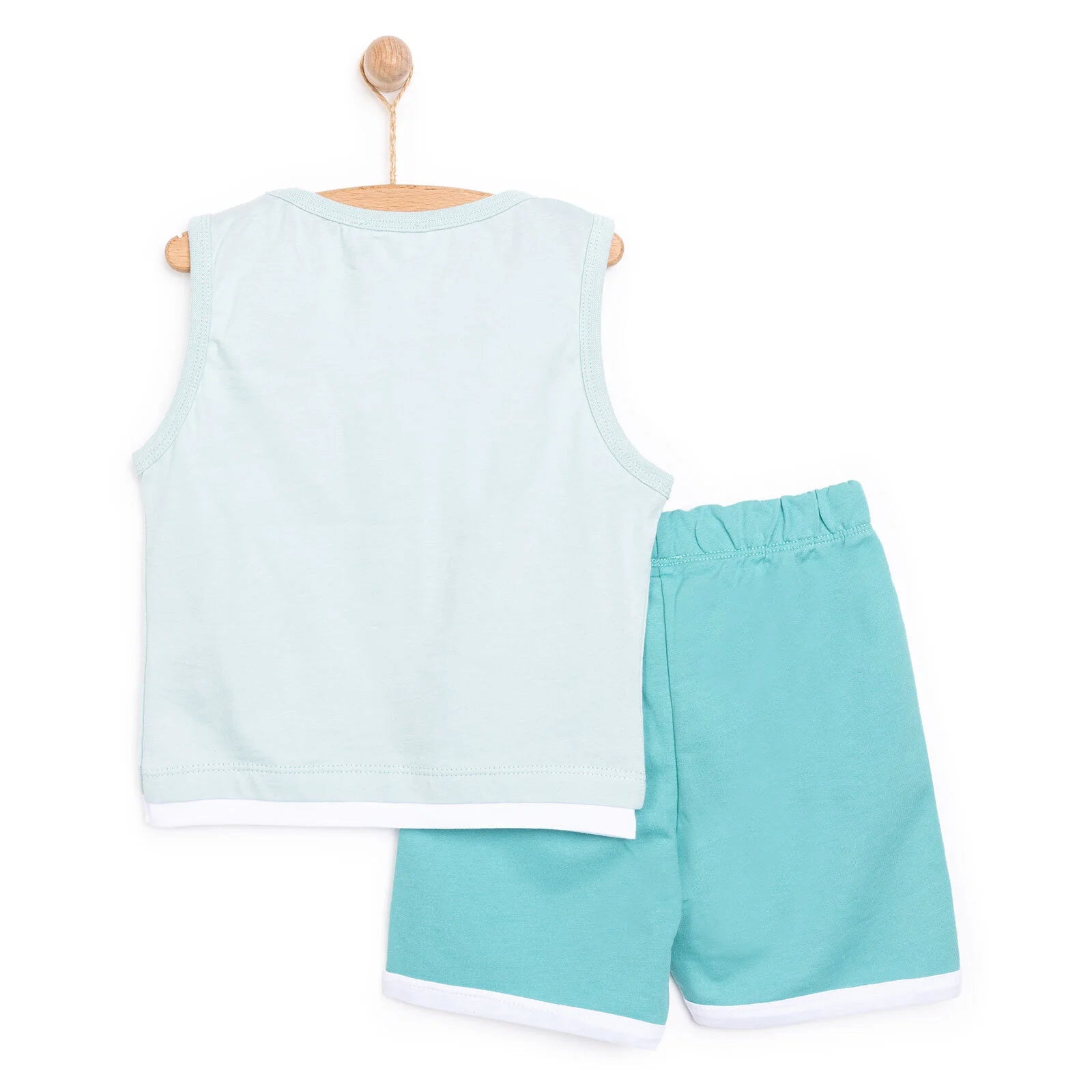 HelloBaby Auqa Dream Boy Athlete Tshirt - Short - Blue - ebebek - Black Friday