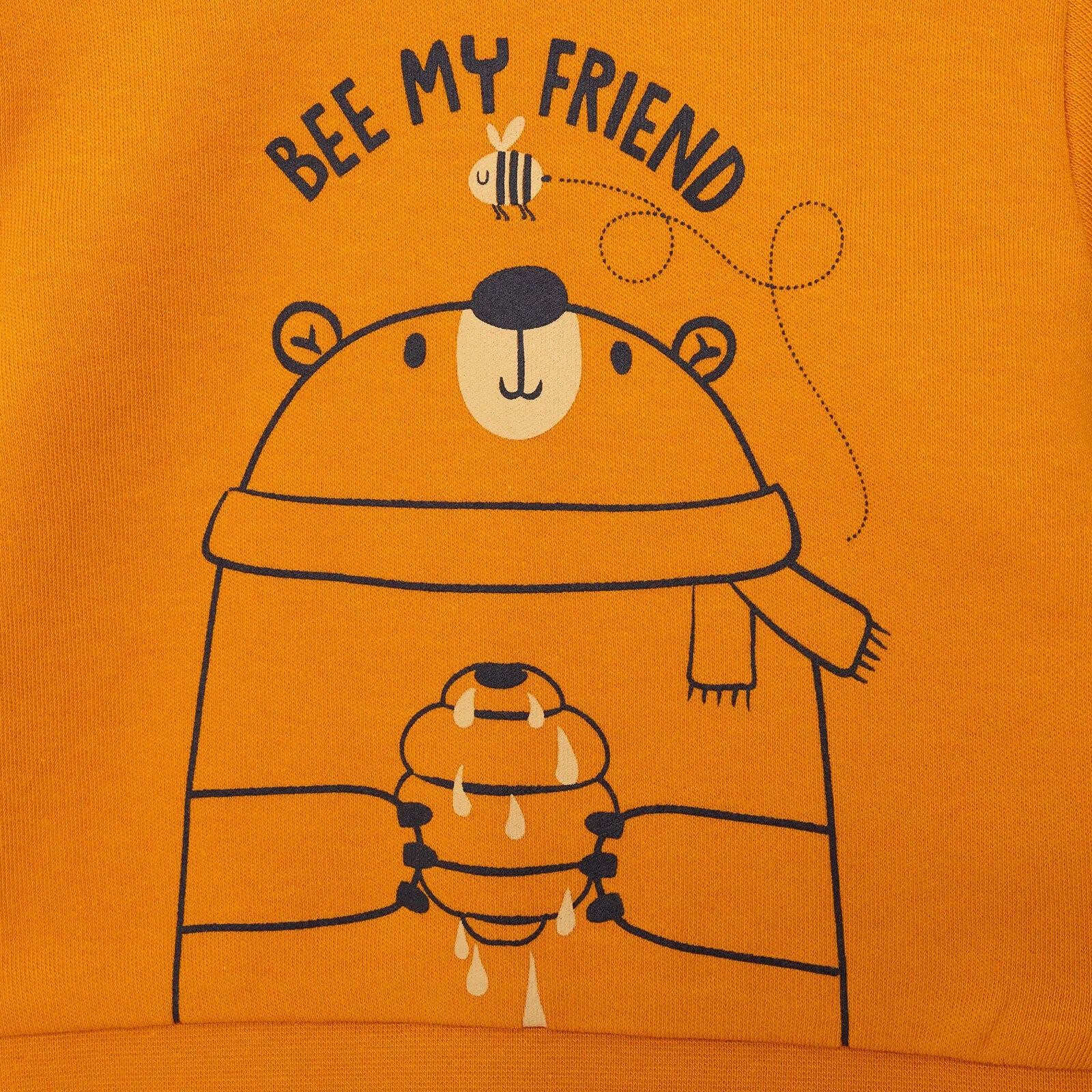 HelloBaby Basic Boy Bear Printed Jogging - Ginger - ebebek - Black Friday