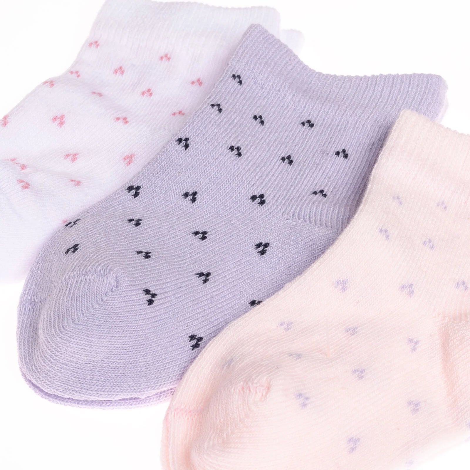 HelloBaby Baby Girl Pack of 3 Socks - Purple - ebebek - Black Friday
